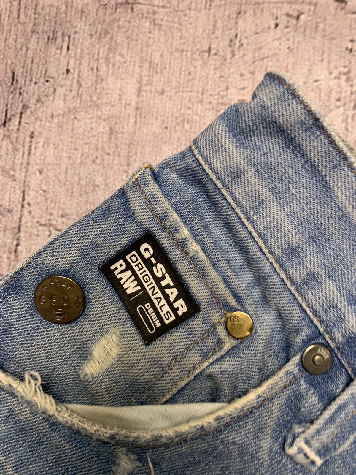 G-Star × Vintage G Star Raw vintage double knee jeans denim pants Size US 29 - 8 Thumbnail