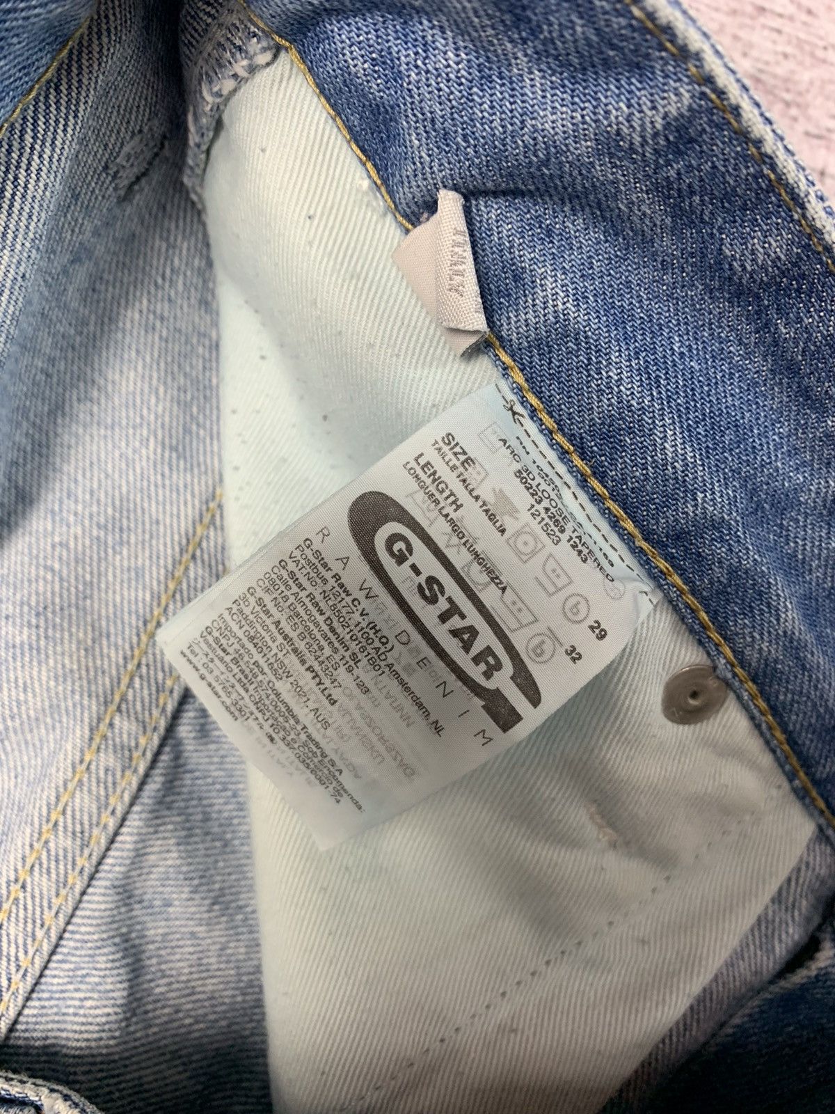G-Star × Vintage G Star Raw vintage double knee jeans denim pants Size US 29 - 9 Thumbnail