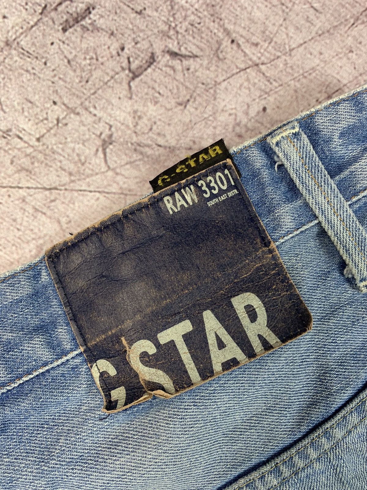 G-Star × Vintage G Star Raw vintage double knee jeans denim pants Size US 29 - 5 Thumbnail