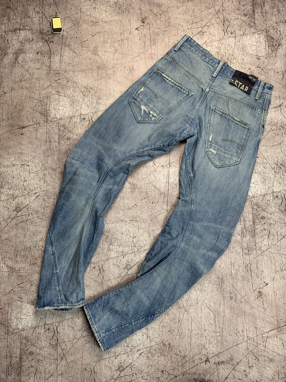 G-Star × Vintage G Star Raw vintage double knee jeans denim pants Size US 29 - 1 Thumbnail