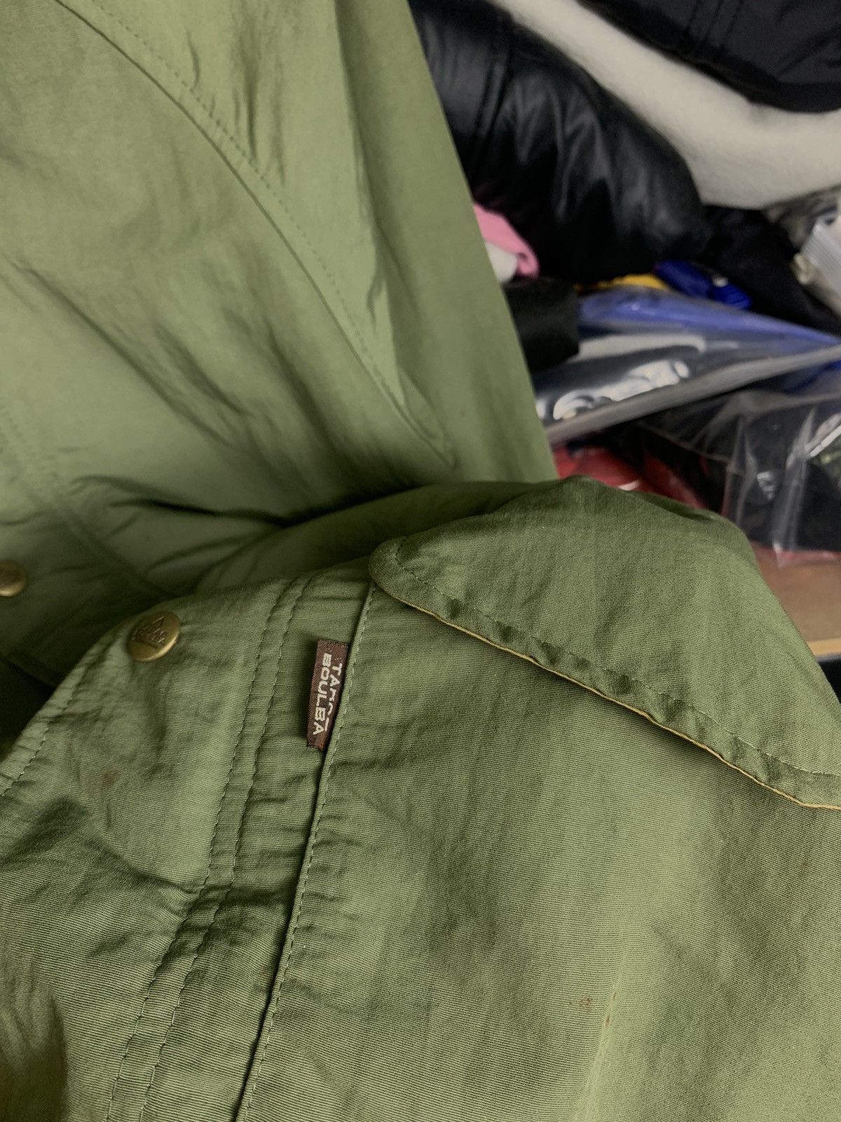 Asics Vintage Asics Taras Boulba Jacket Army Green Size US L / EU 52-54 / 3 - 2 Thumbnail