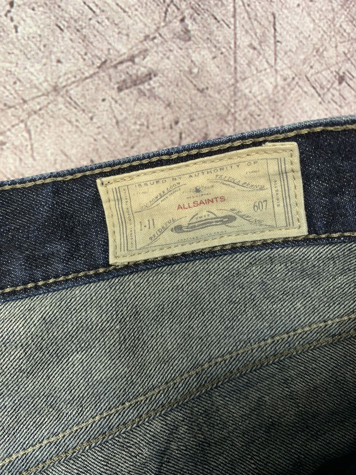 Allsaints × Vintage Allsaints Denim Jeans Gisapal Cigarette Pants Size US 30 / EU 46 - 6 Thumbnail