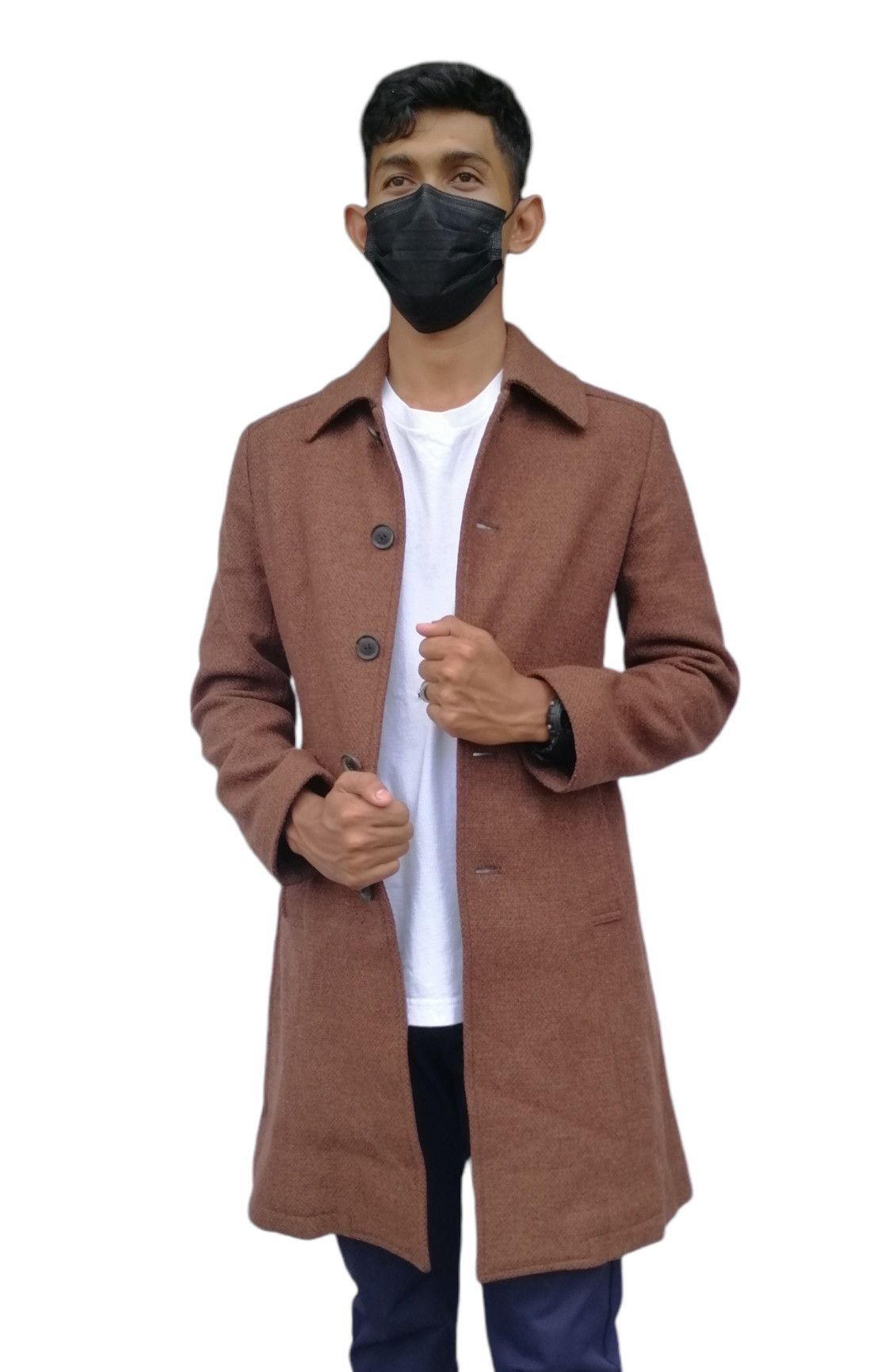 Designer × Japanese Brand × Vintage Vintage Japanese Brand INED Wool Duster Jacket Size XS / US 0-2 / IT 36-38 - 12 Thumbnail