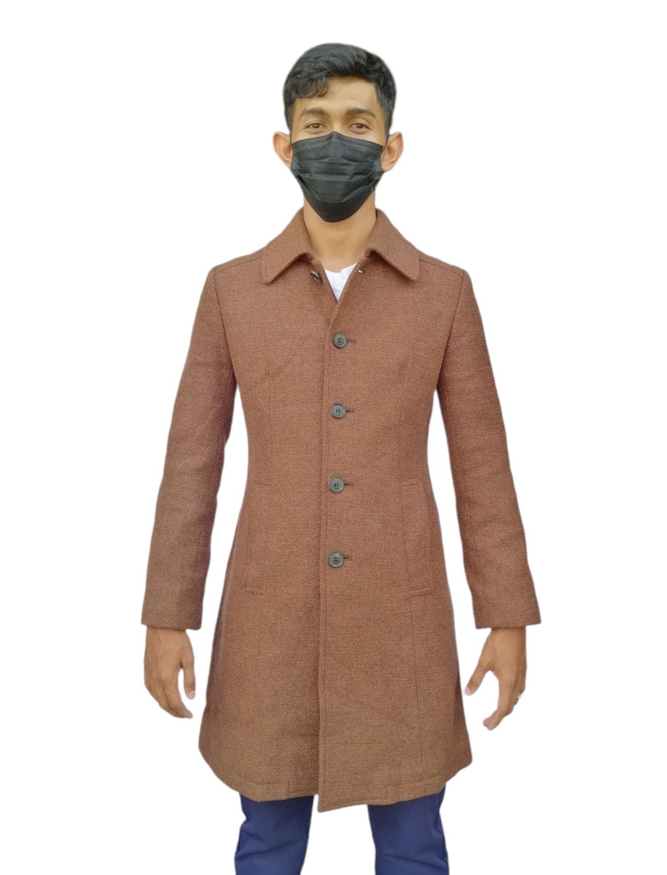 Designer × Japanese Brand × Vintage Vintage Japanese Brand INED Wool Duster Jacket Size XS / US 0-2 / IT 36-38 - 4 Thumbnail