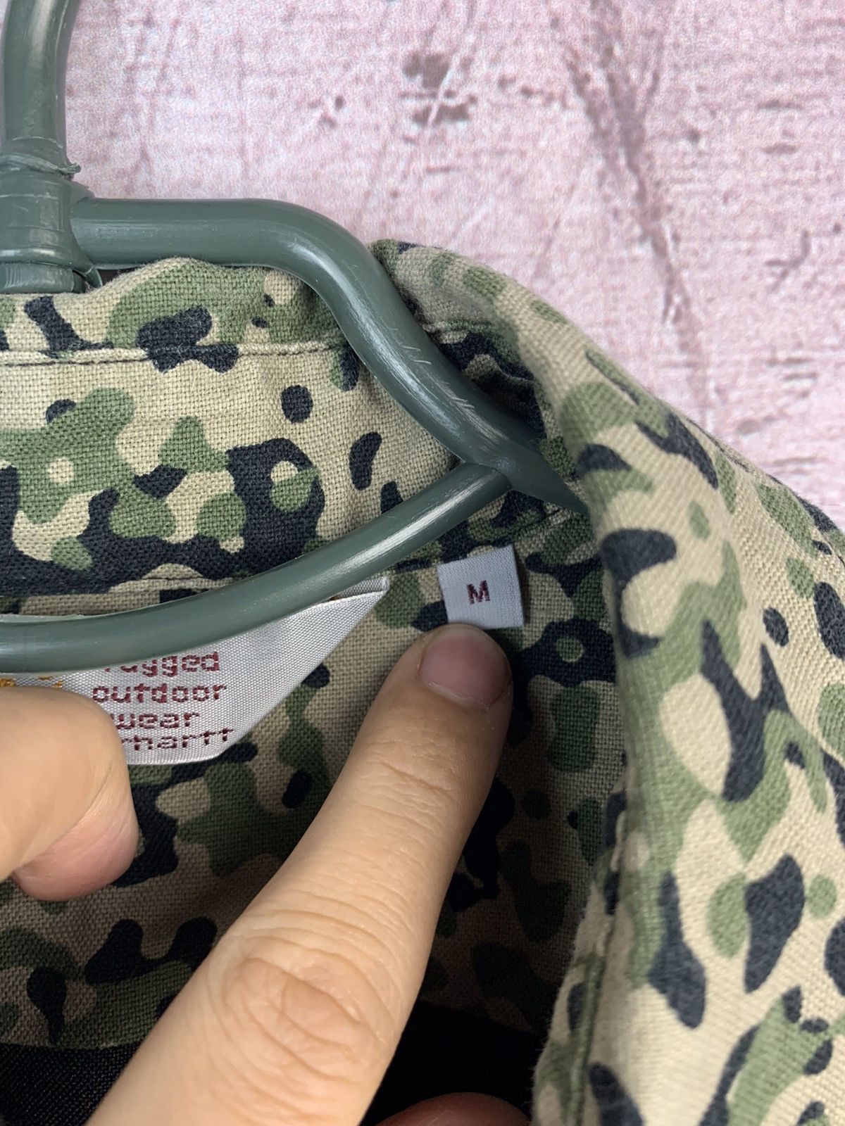 Carhartt × Vintage Carhartt Flannel Camo Y2K Shirt Size US M / EU 48-50 / 2 - 7 Thumbnail