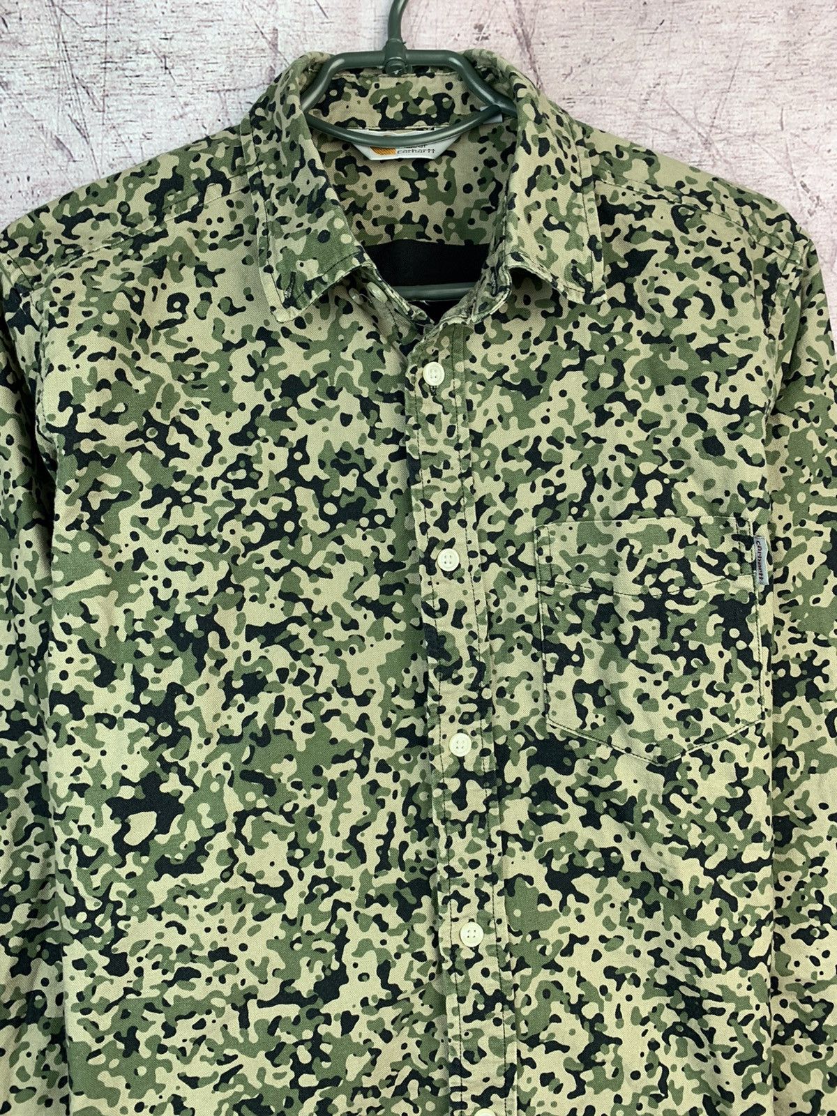 Carhartt × Vintage Carhartt Flannel Camo Y2K Shirt Size US M / EU 48-50 / 2 - 2 Thumbnail