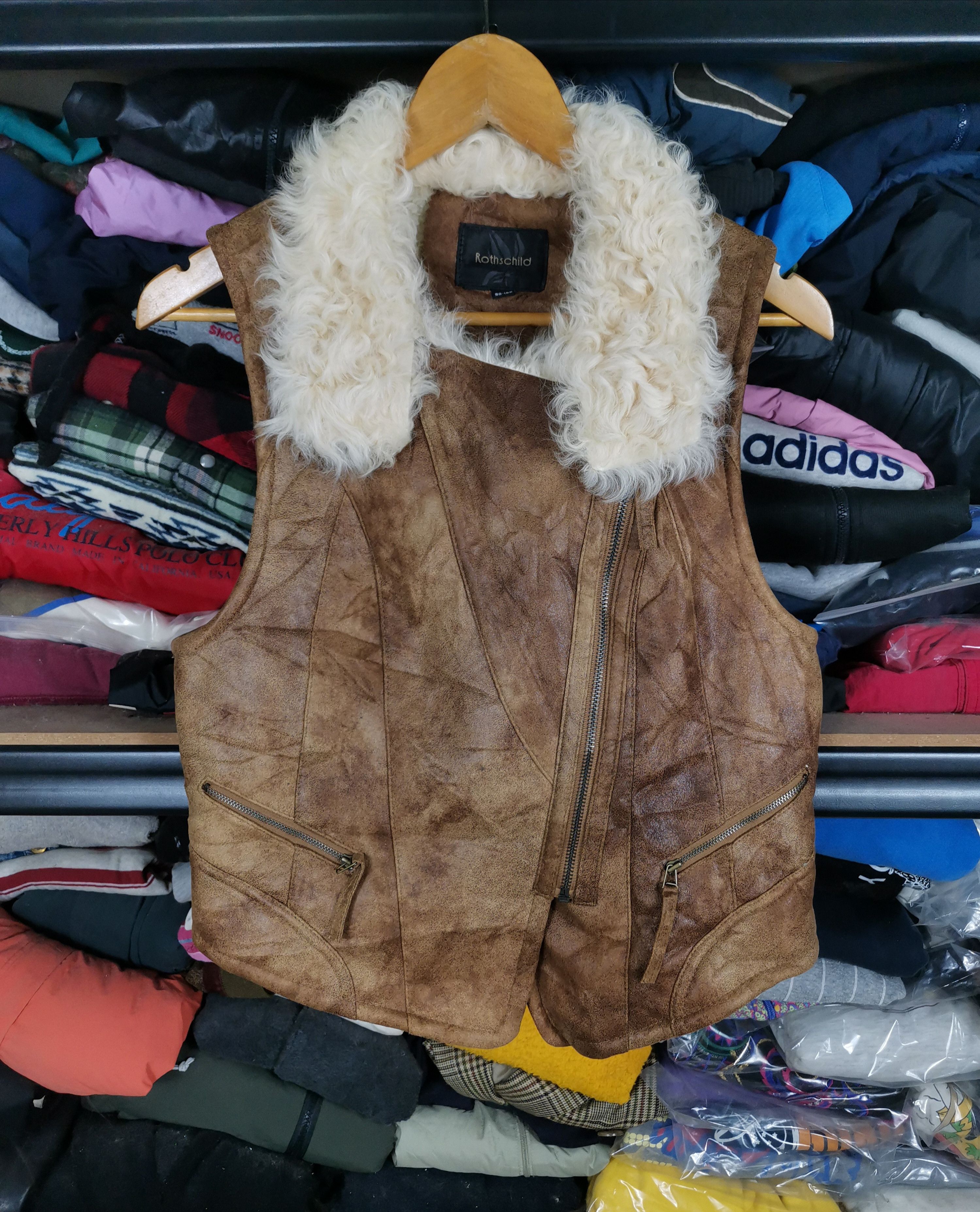 レア！ GOA ゴア ラビットファー ベスト　vest with rabbit If Six Was Nine × Japanese Brand × Le Grande Bleu (L.G.B.