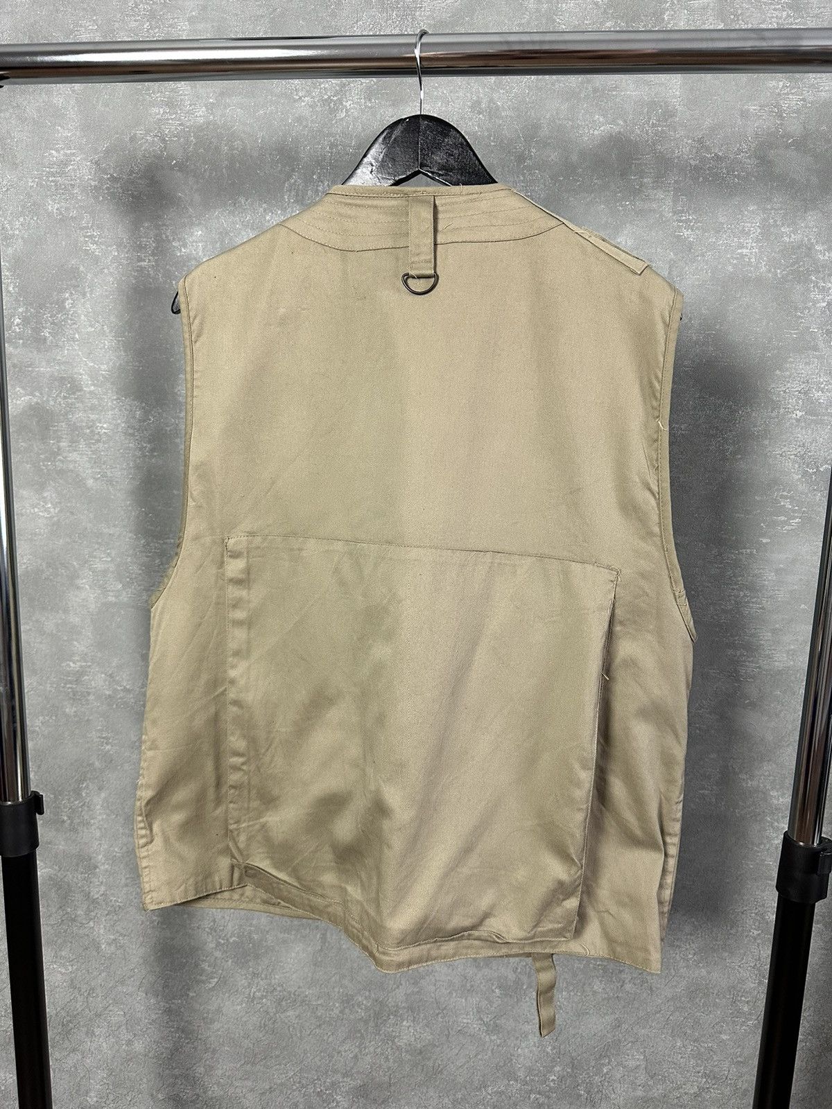 Japanese Brand × Vintage Vintage Camel Multi Pocket Tactical Cotton Vest Size US XL / EU 56 / 4 - 9 Thumbnail