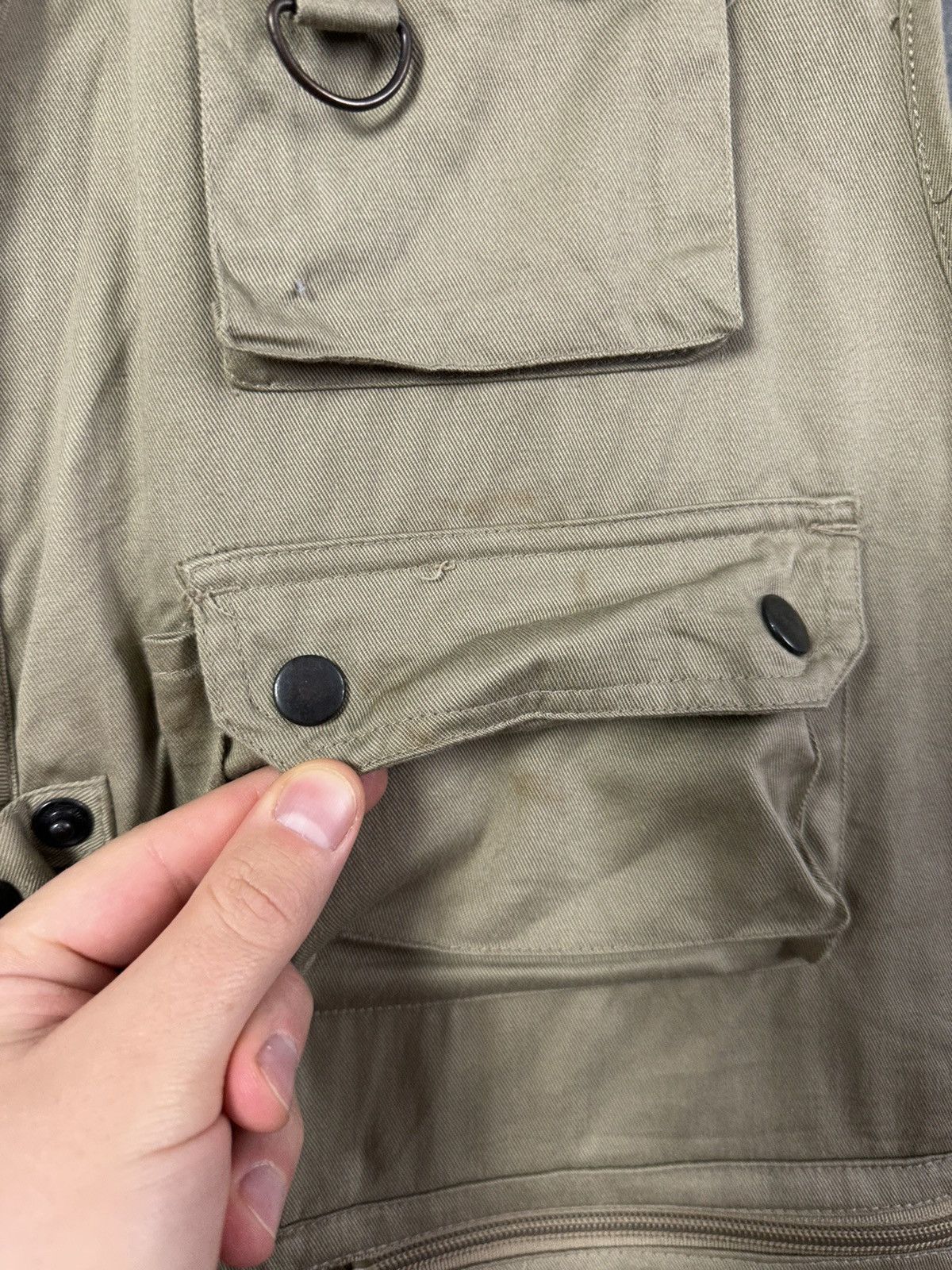 Japanese Brand × Vintage Vintage Camel Multi Pocket Tactical Cotton Vest Size US XL / EU 56 / 4 - 6 Thumbnail
