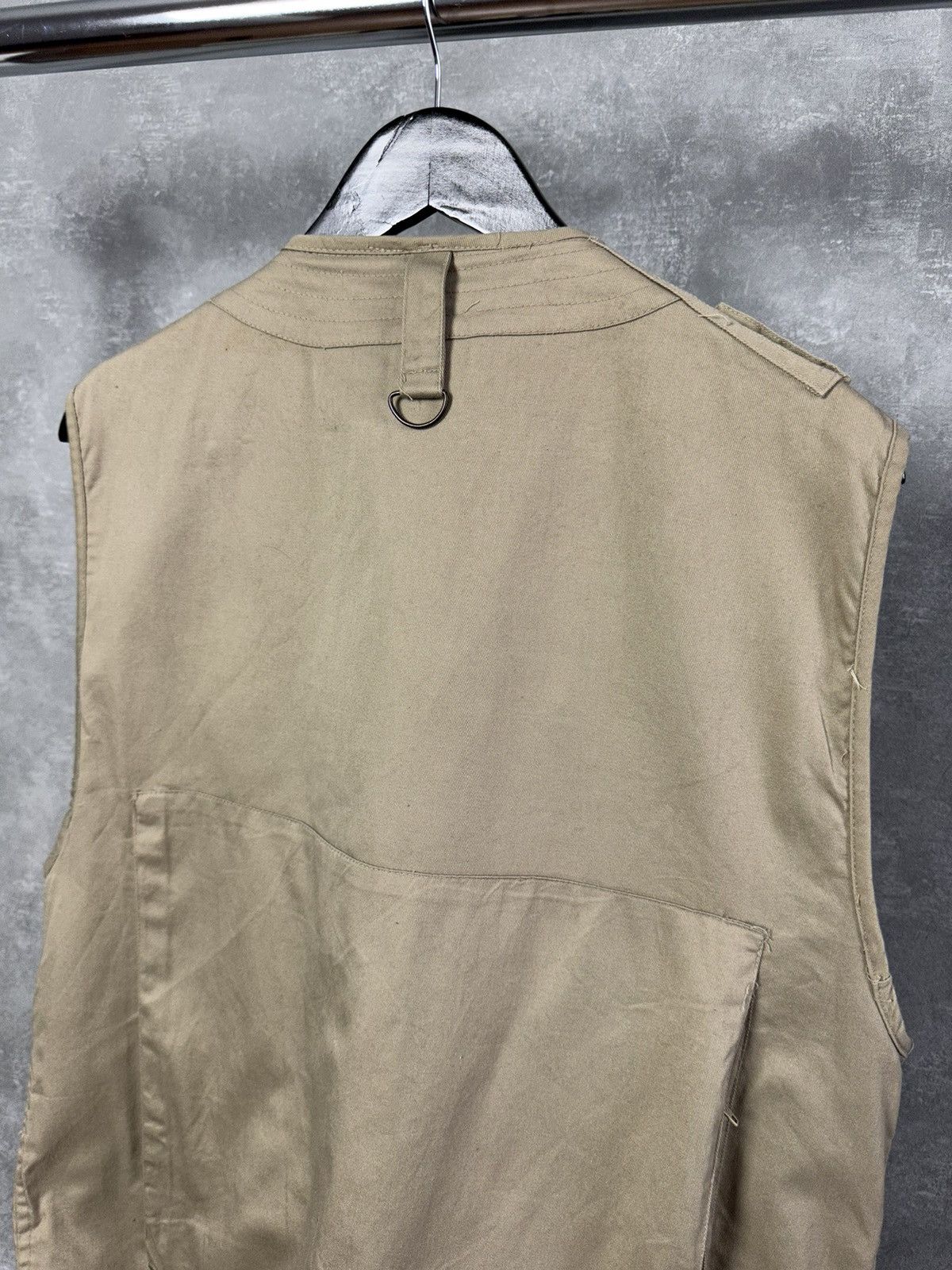 Japanese Brand × Vintage Vintage Camel Multi Pocket Tactical Cotton Vest Size US XL / EU 56 / 4 - 10 Thumbnail