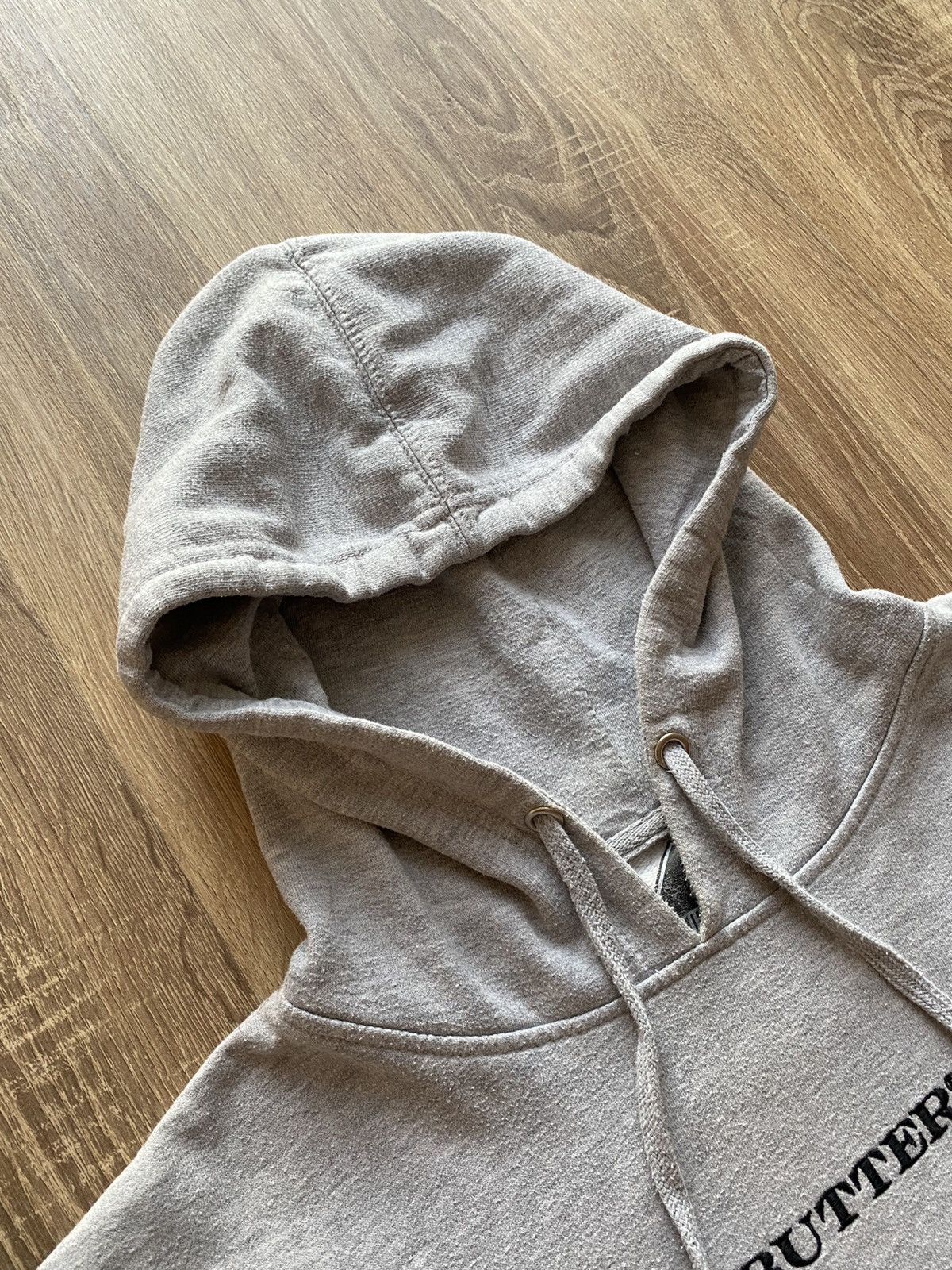 Butter Goods Butter Goods Made in USA Grey Cotton Central Logo Hoodie Size US M / EU 48-50 / 2 - 10 Thumbnail