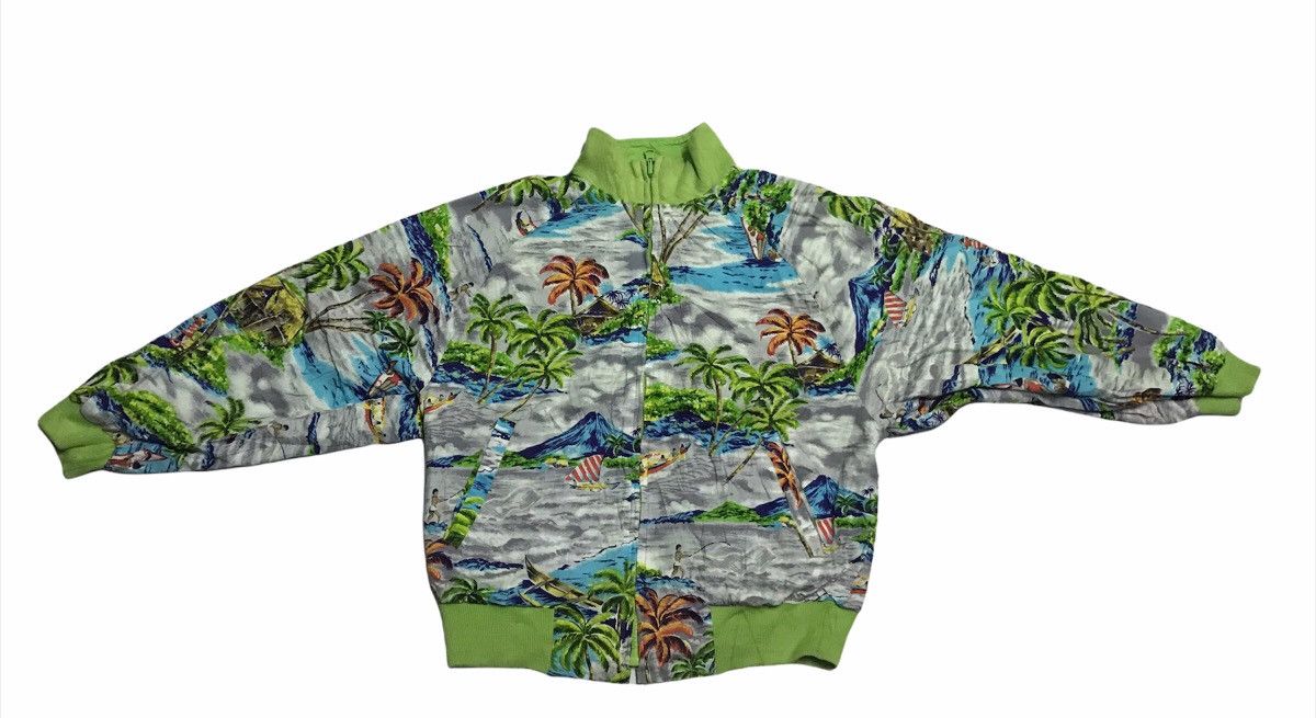 Nautica 💥Rare Nautica hawaiian fullprint reversible jacket Size US S / EU 44-46 / 1 - 3 Thumbnail
