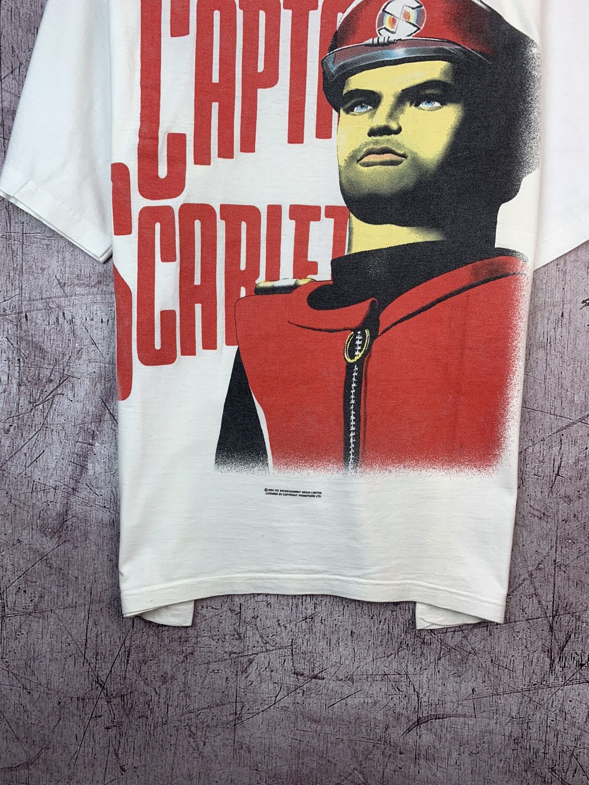 Vintage 1993 Captain Scarlet Vintage Movie T-Shirt Rare Size US M / EU 48-50 / 2 - 3 Thumbnail