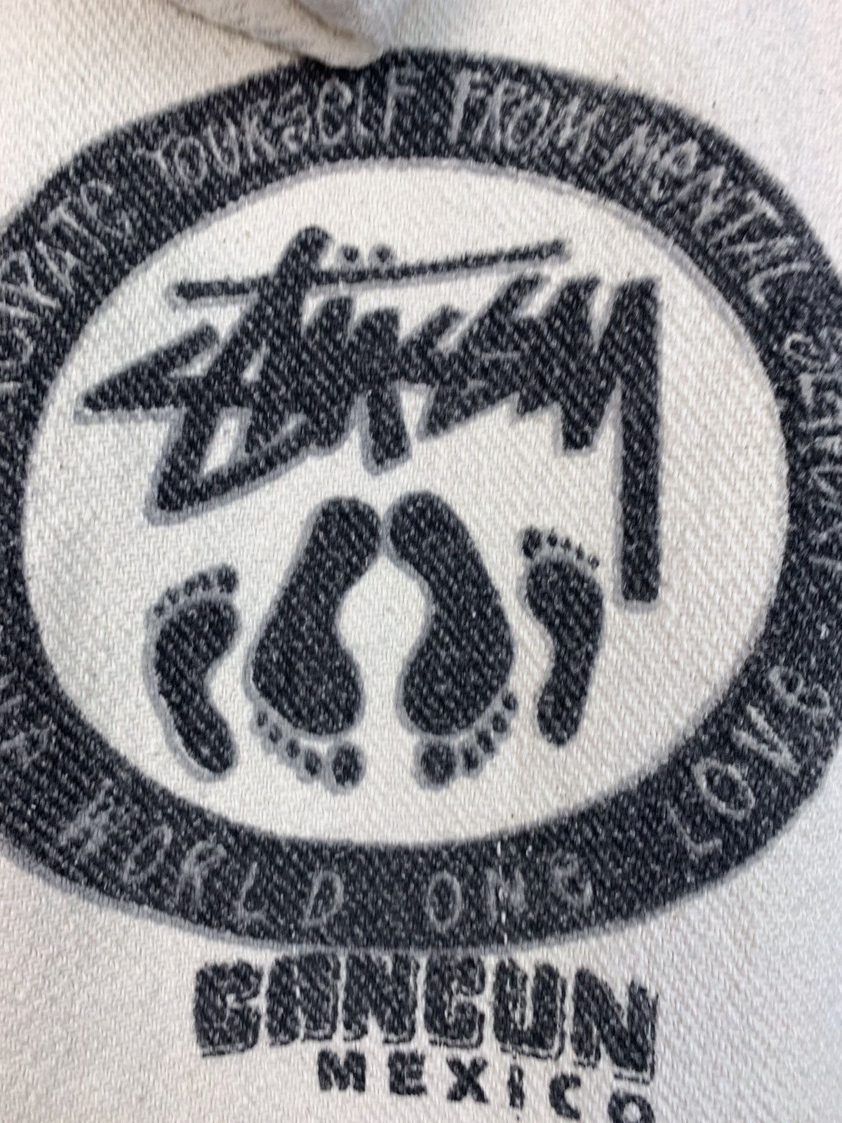 Stussy × Vintage Vintage Stussy Poncho Hoodie Cancun Mexico Size US L / EU 52-54 / 3 - 16 Thumbnail