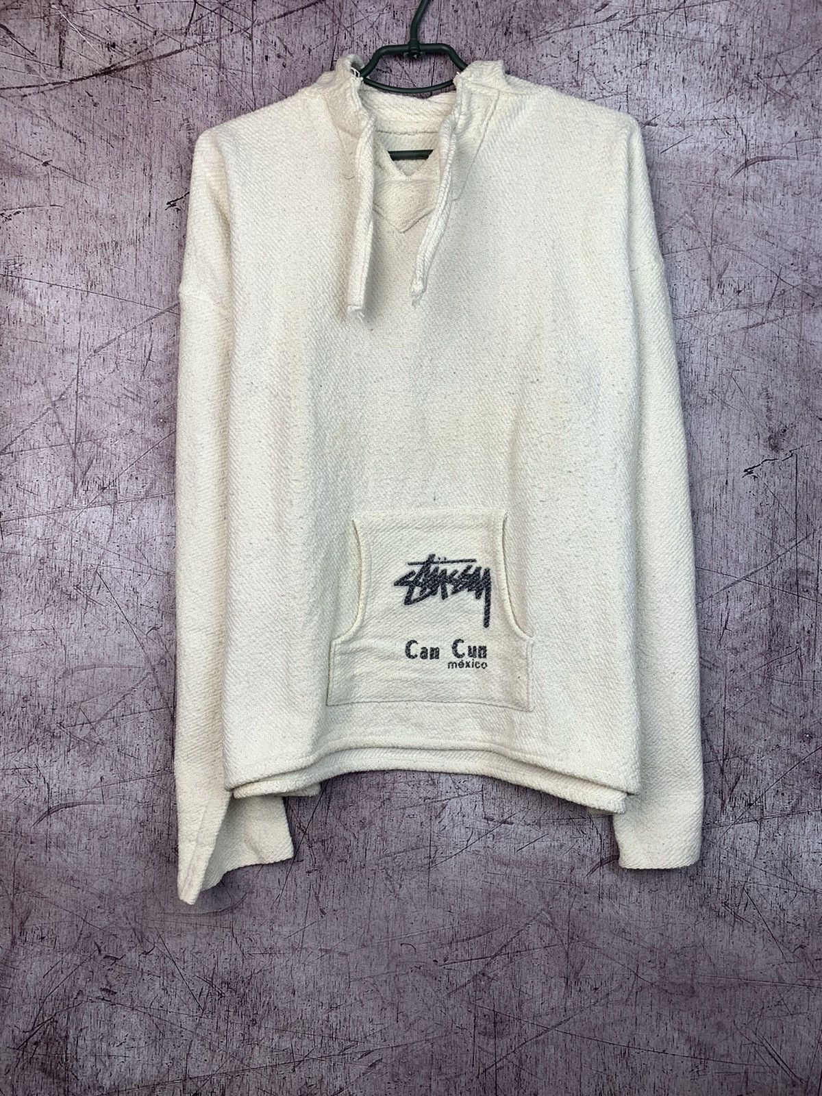 Stussy × Vintage Vintage Stussy Poncho Hoodie Cancun Mexico Size US L / EU 52-54 / 3 - 2 Thumbnail