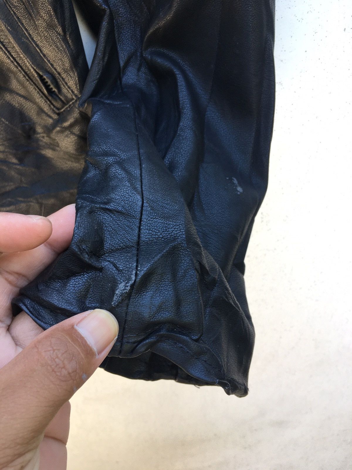 Japanese Brand Rare Japanese Brand Spinns Leather Jacket Size US L / EU 52-54 / 3 - 8 Thumbnail