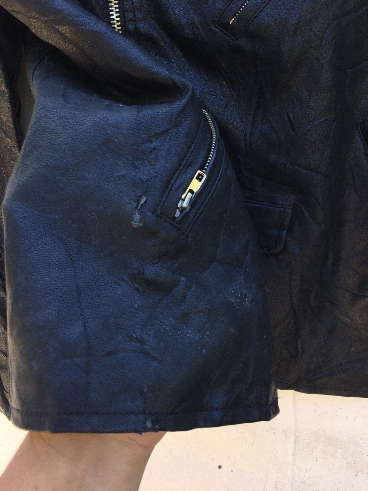 Japanese Brand Rare Japanese Brand Spinns Leather Jacket Size US L / EU 52-54 / 3 - 9 Thumbnail