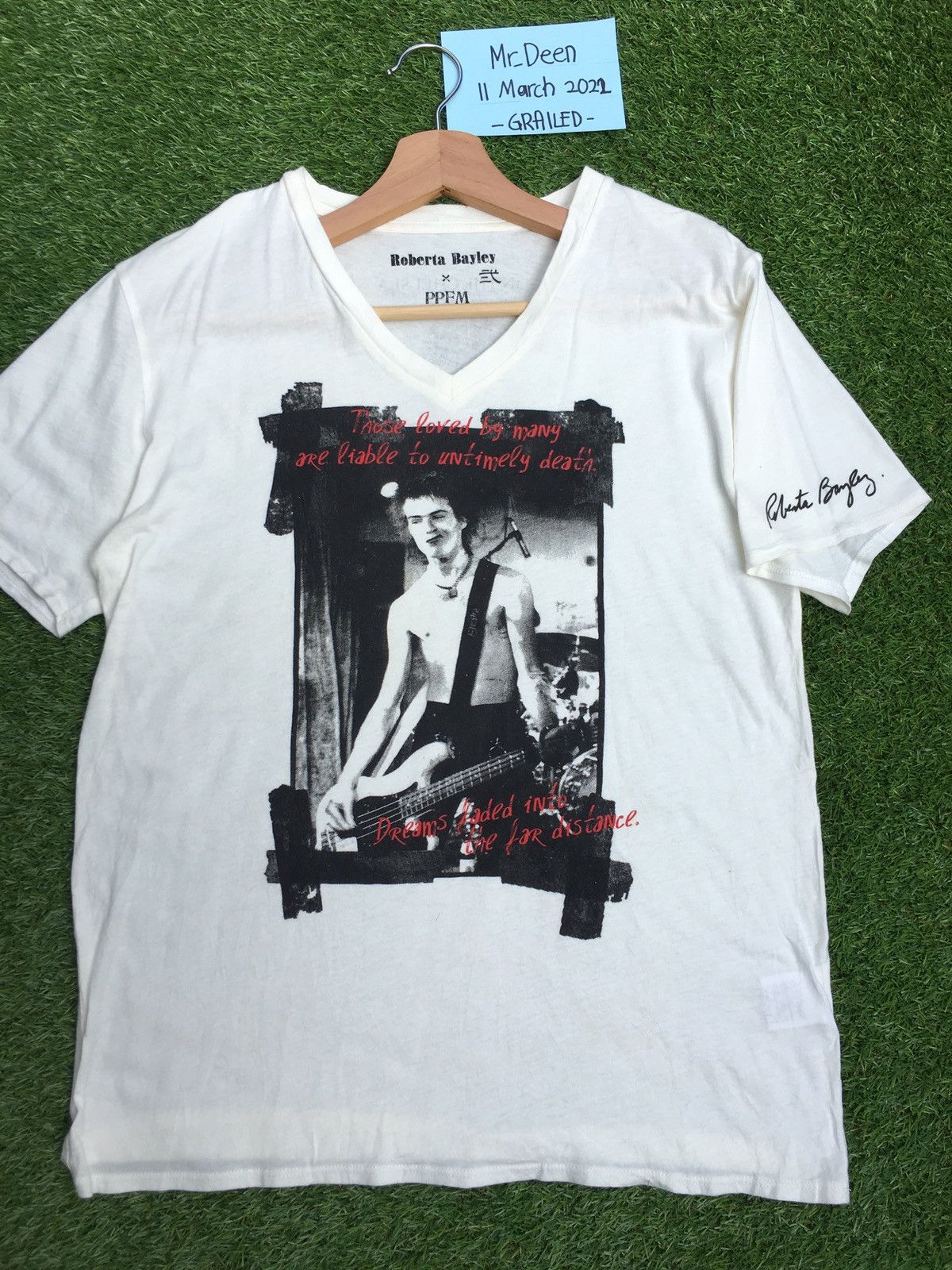 Band Tees Rare Vintage Roberta Bayley x PPFM Sid Vicious Tshirt Size US M / EU 48-50 / 2 - 5 Thumbnail