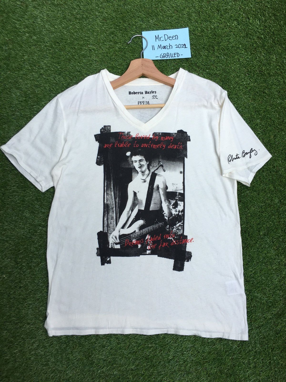 Band Tees Rare Vintage Roberta Bayley x PPFM Sid Vicious Tshirt Size US M / EU 48-50 / 2 - 2 Thumbnail