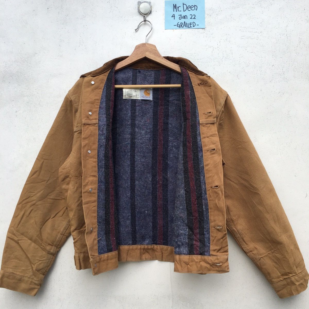 Carhartt Rare Vintage 90s Carhartt Cotton Wool Lined Jacket Size US M / EU 48-50 / 2 - 12 Thumbnail