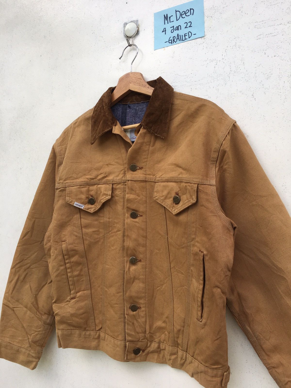 Carhartt Rare Vintage 90s Carhartt Cotton Wool Lined Jacket Size US M / EU 48-50 / 2 - 6 Thumbnail