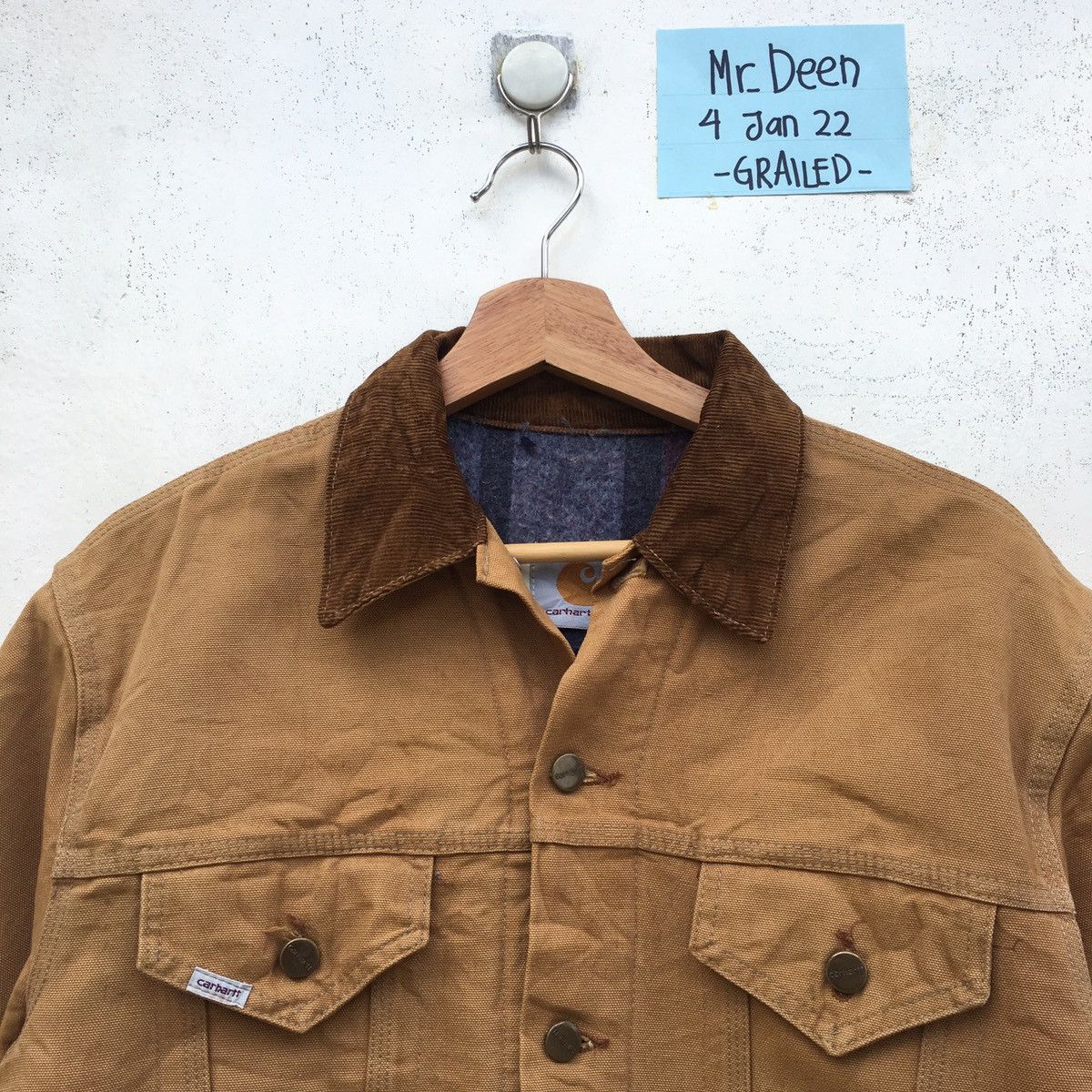 Carhartt Rare Vintage 90s Carhartt Cotton Wool Lined Jacket Size US M / EU 48-50 / 2 - 7 Thumbnail