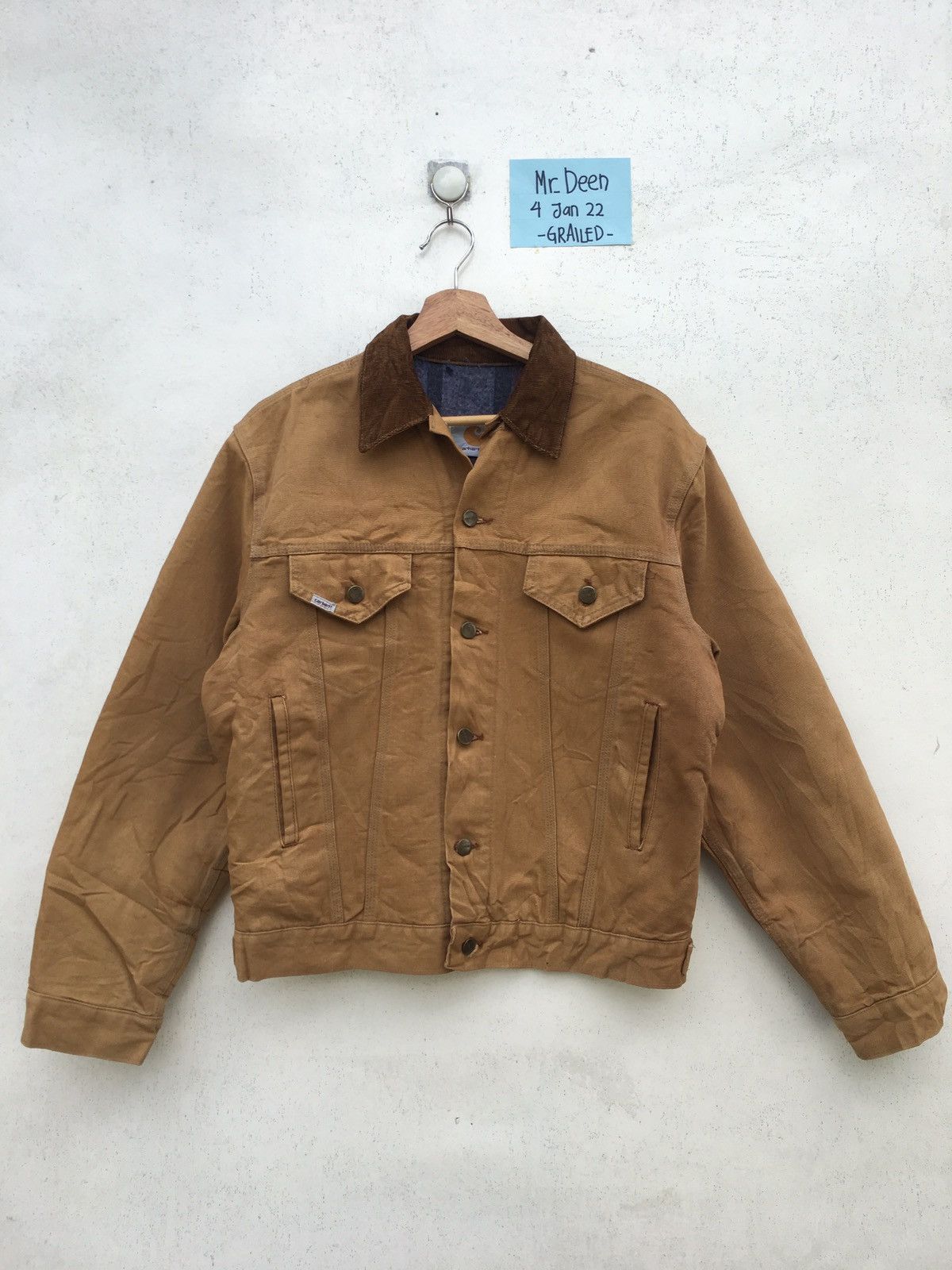 Carhartt Rare Vintage 90s Carhartt Cotton Wool Lined Jacket Size US M / EU 48-50 / 2 - 1 Thumbnail