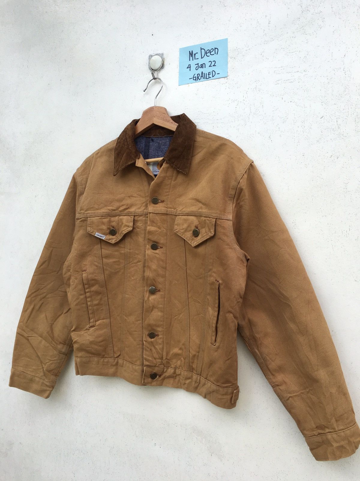 Carhartt Rare Vintage 90s Carhartt Cotton Wool Lined Jacket Size US M / EU 48-50 / 2 - 3 Thumbnail