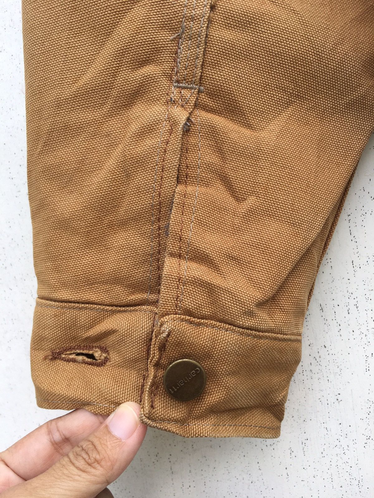 Carhartt Rare Vintage 90s Carhartt Cotton Wool Lined Jacket Size US M / EU 48-50 / 2 - 19 Thumbnail