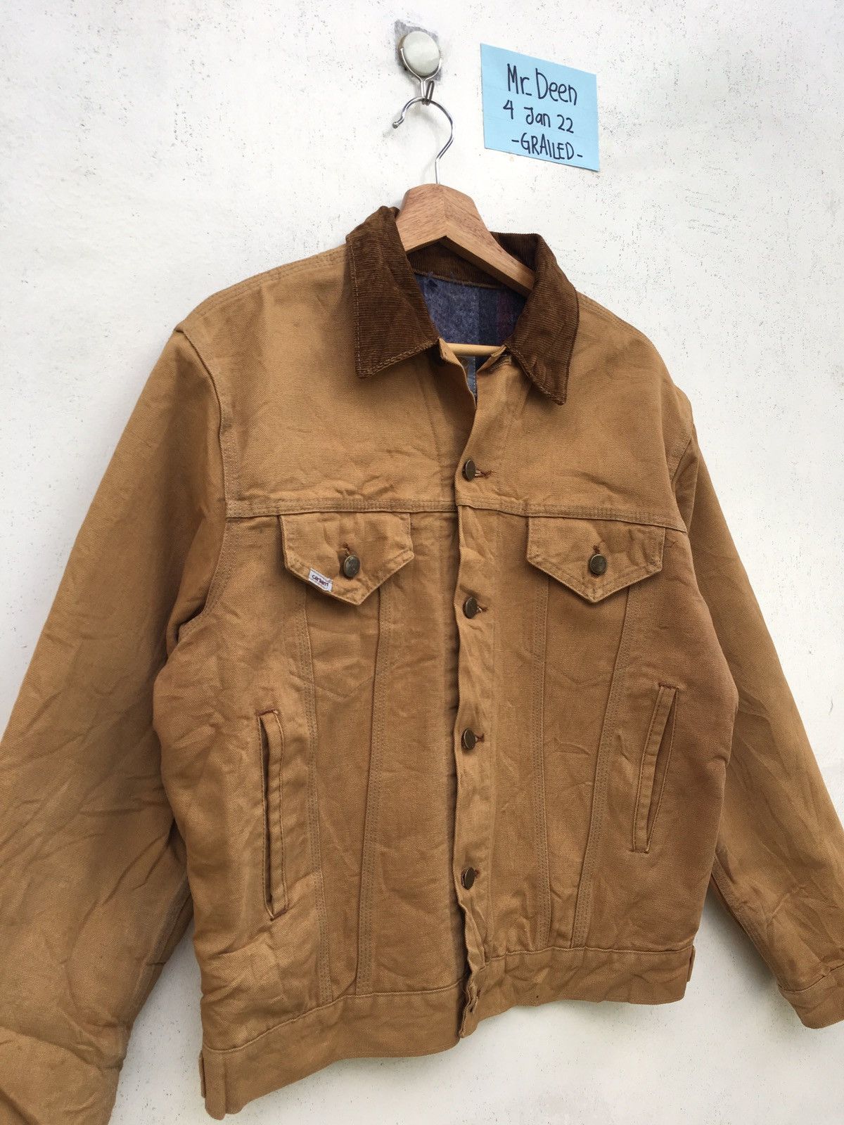 Carhartt Rare Vintage 90s Carhartt Cotton Wool Lined Jacket Size US M / EU 48-50 / 2 - 5 Thumbnail