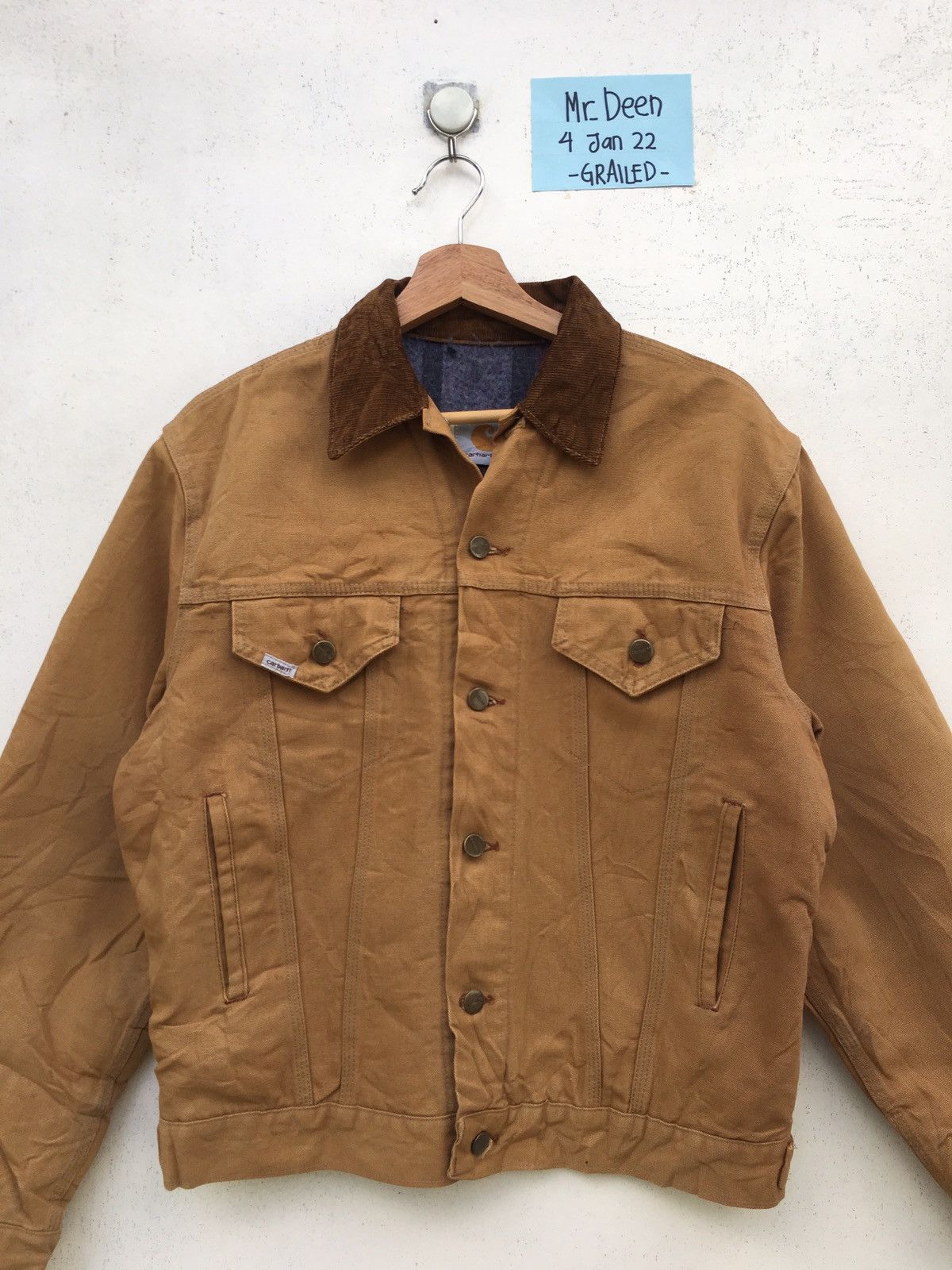 Carhartt Rare Vintage 90s Carhartt Cotton Wool Lined Jacket Size US M / EU 48-50 / 2 - 4 Thumbnail