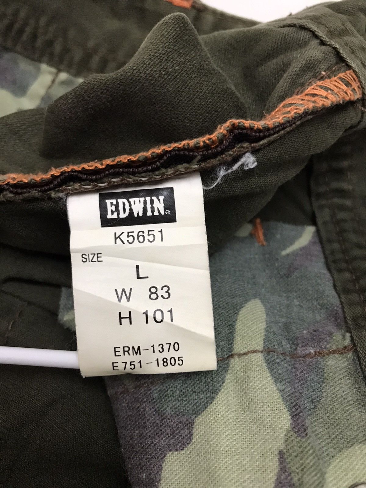 Japanese Brand Flare Edwin 505 Khaki Travis Scott Style Bondage Pant Size US 34 / EU 50 - 21 Thumbnail