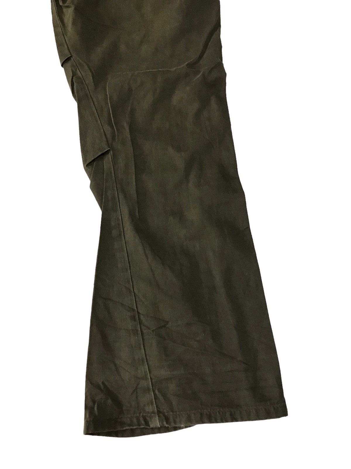 Japanese Brand Flare Edwin 505 Khaki Travis Scott Style Bondage Pant Size US 34 / EU 50 - 14 Thumbnail