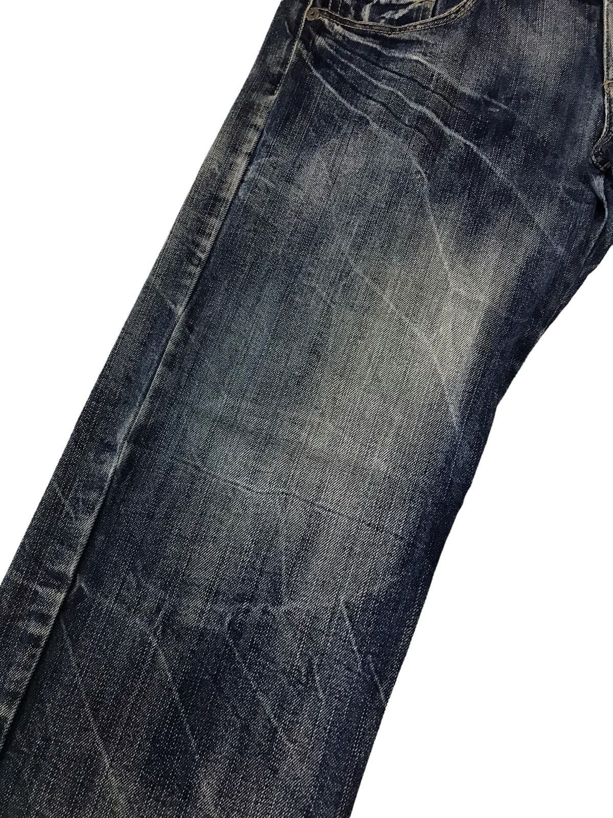 Le Grande Bleu (L.G.B.) 🔥Japanese Brand Double Waist Washed Blue Denim Size US 33 - 8 Thumbnail