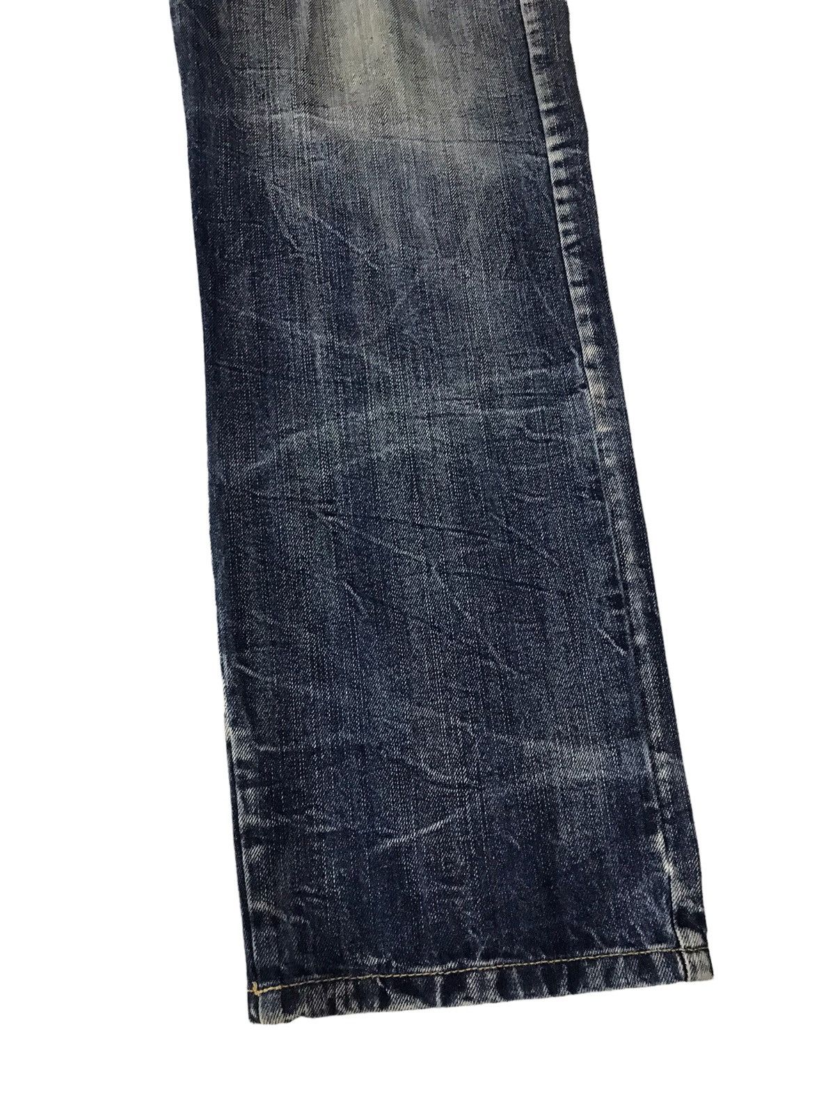 Le Grande Bleu (L.G.B.) 🔥Japanese Brand Double Waist Washed Blue Denim Size US 33 - 5 Thumbnail