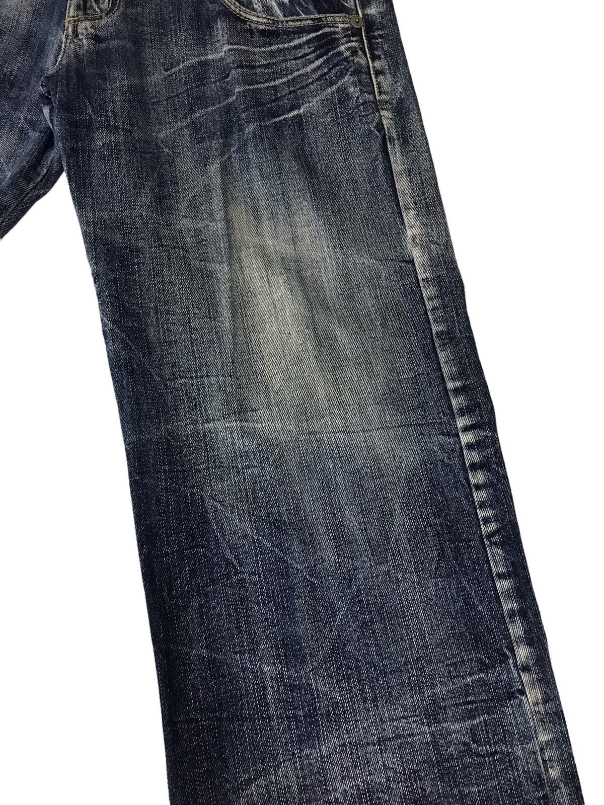 Le Grande Bleu (L.G.B.) 🔥Japanese Brand Double Waist Washed Blue Denim Size US 33 - 7 Thumbnail