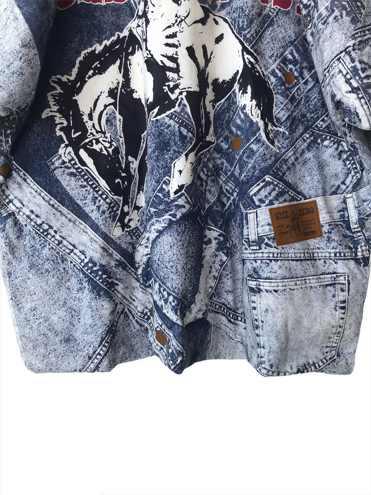 Japanese Brand Jpn YOUNG Old West Cowboys Spirit Kimono Print Custom Build Size US M / EU 48-50 / 2 - 8 Thumbnail