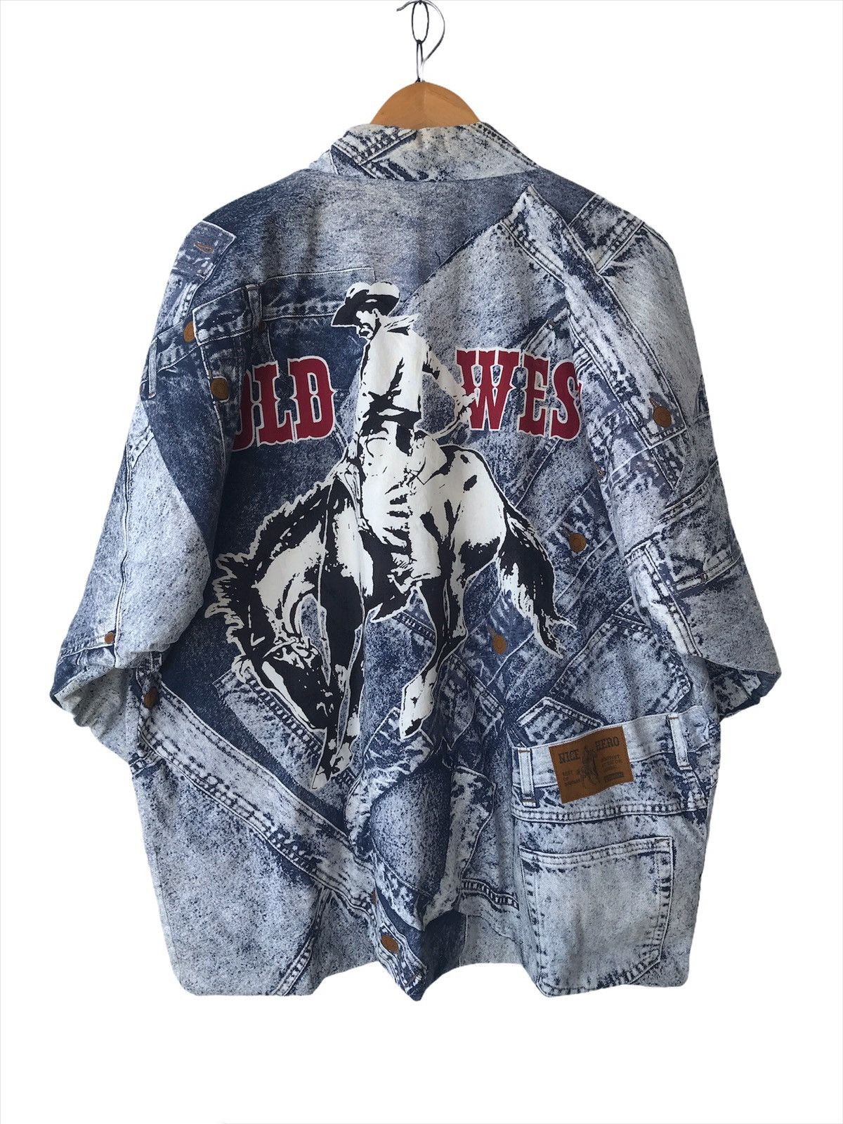 Japanese Brand Jpn YOUNG Old West Cowboys Spirit Kimono Print Custom Build Size US M / EU 48-50 / 2 - 6 Thumbnail