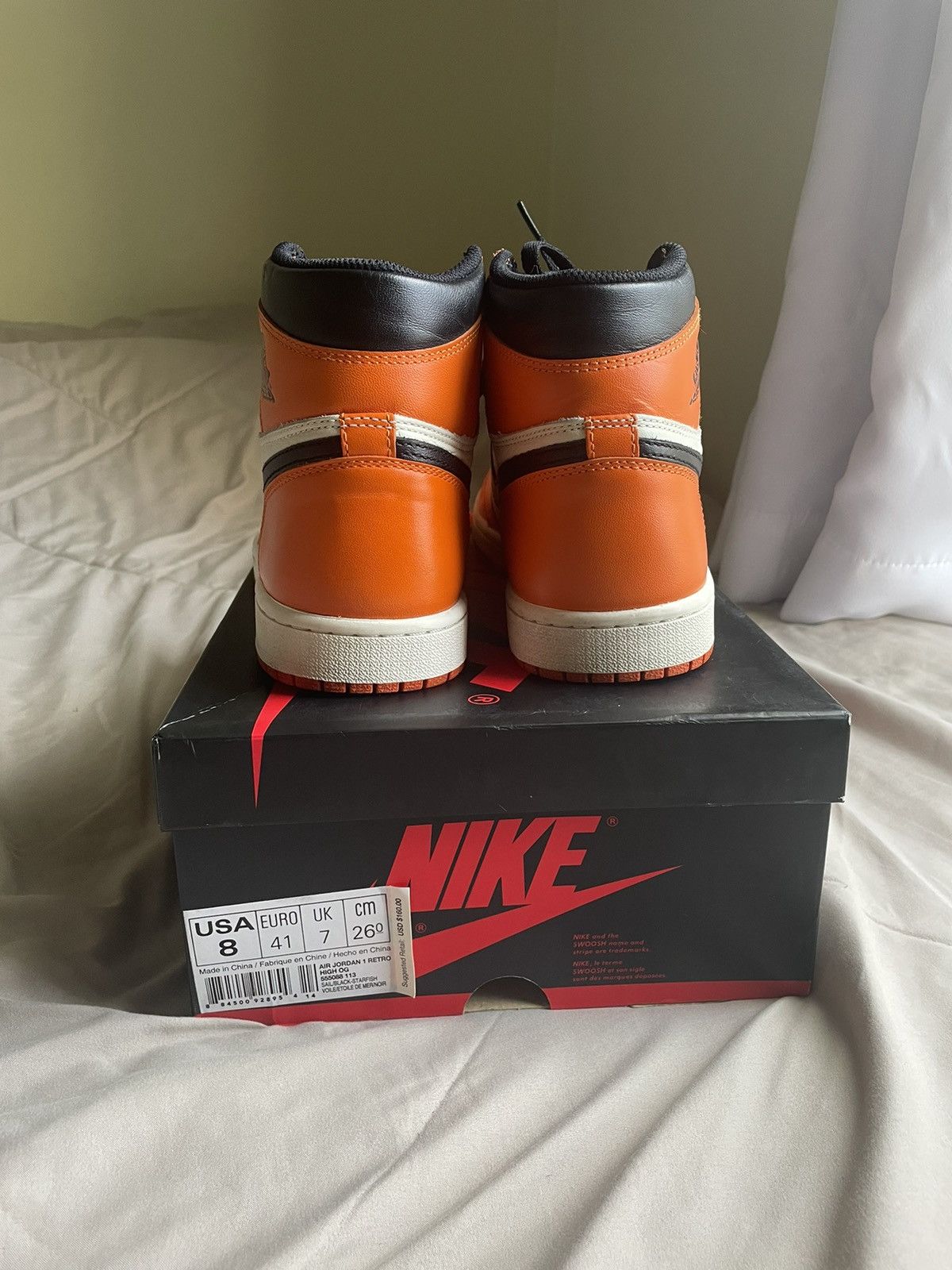 Jordan Brand Air Jordan 1 High Retro Reverse Shattered Backboard Size US 8 / EU 41 - 4 Thumbnail