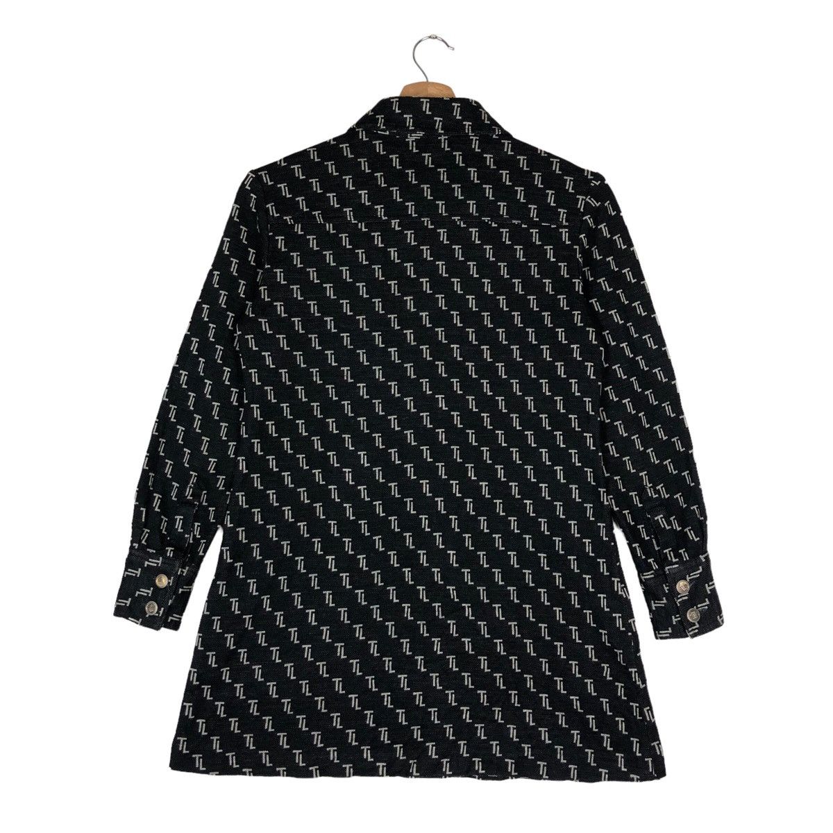 TED LAPIDUS Vintage Ted Lapidus Monogram Style Blouse Size S / US 4 / IT 40 - 6 Thumbnail