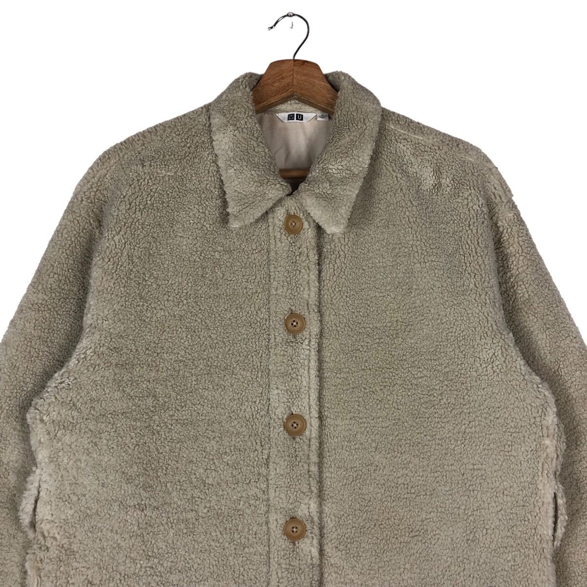 Lemaire × Uniqlo Uniqlo Christophe Lemaire Deep Pile Sherpa Rare Jacket Size US M / EU 48-50 / 2 - 2 Thumbnail