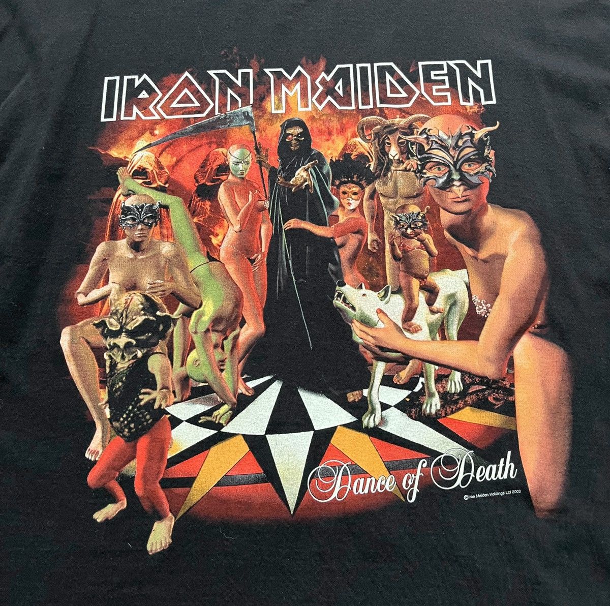 Band Tees Vintage Iron Maiden Rock T-Shirt Size US XL / EU 56 / 4 - 3 Thumbnail