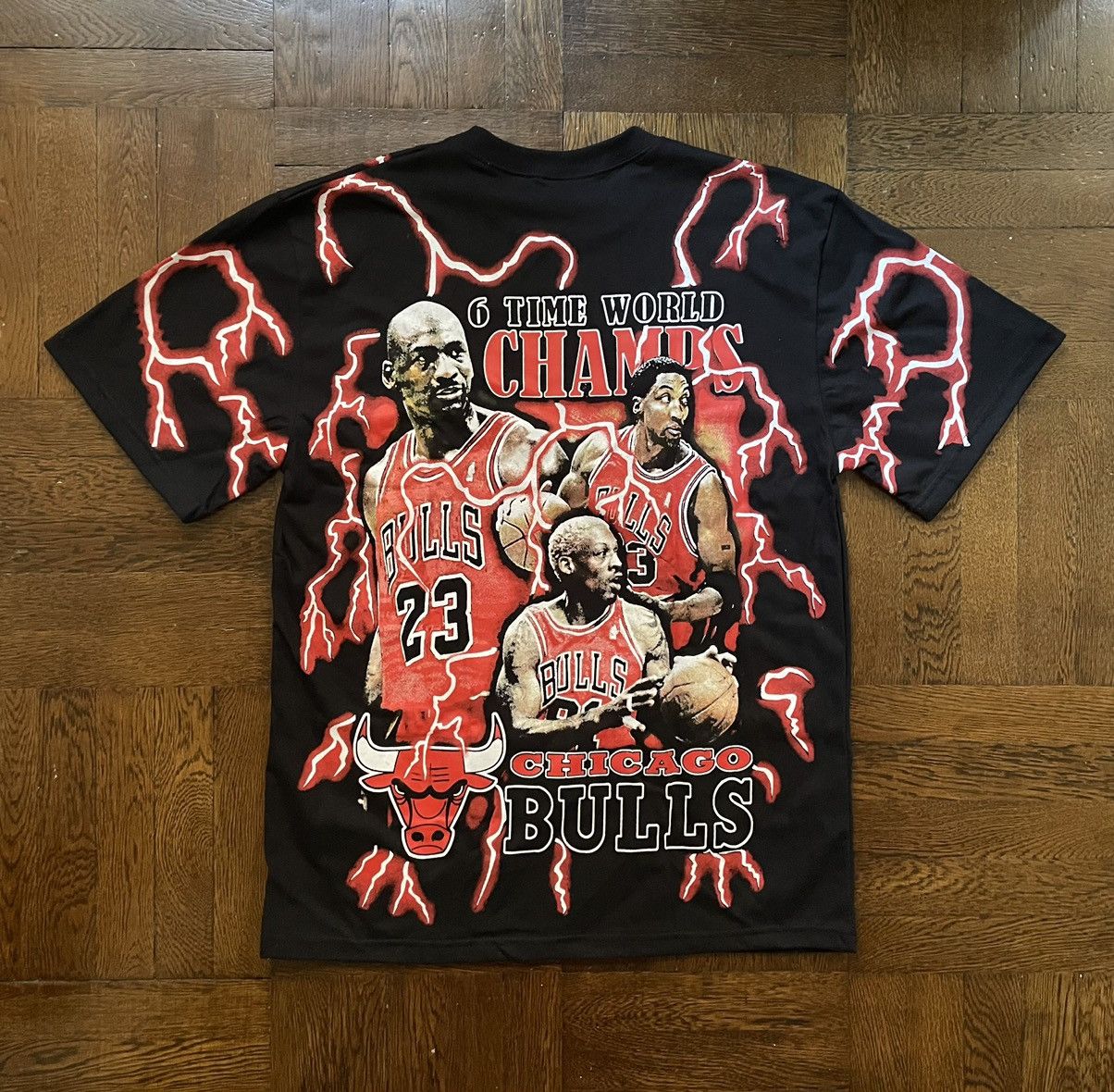 Vintage 90s Michael Jordan Chicago Bulls AOP NBA hot Crewneck