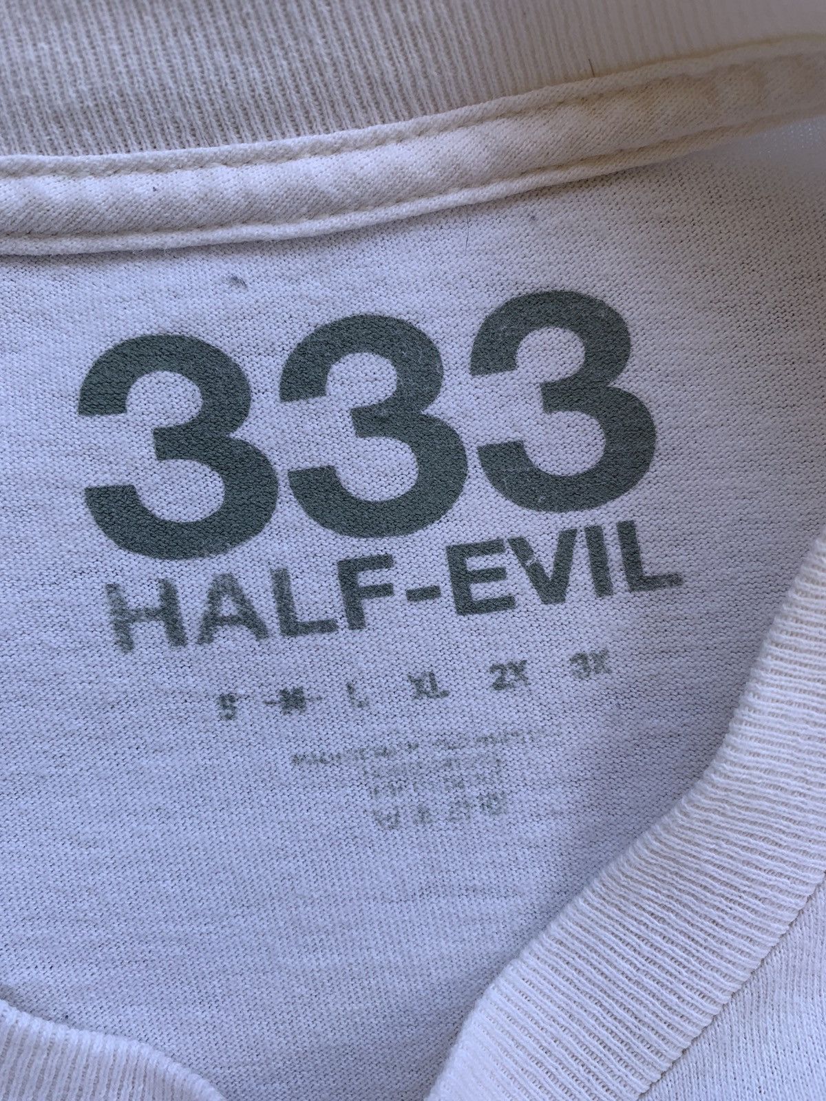 Half Evil Half Evil 333 Neutral T-Shirt Size M Size US M / EU 48-50 / 2 - 2 Thumbnail