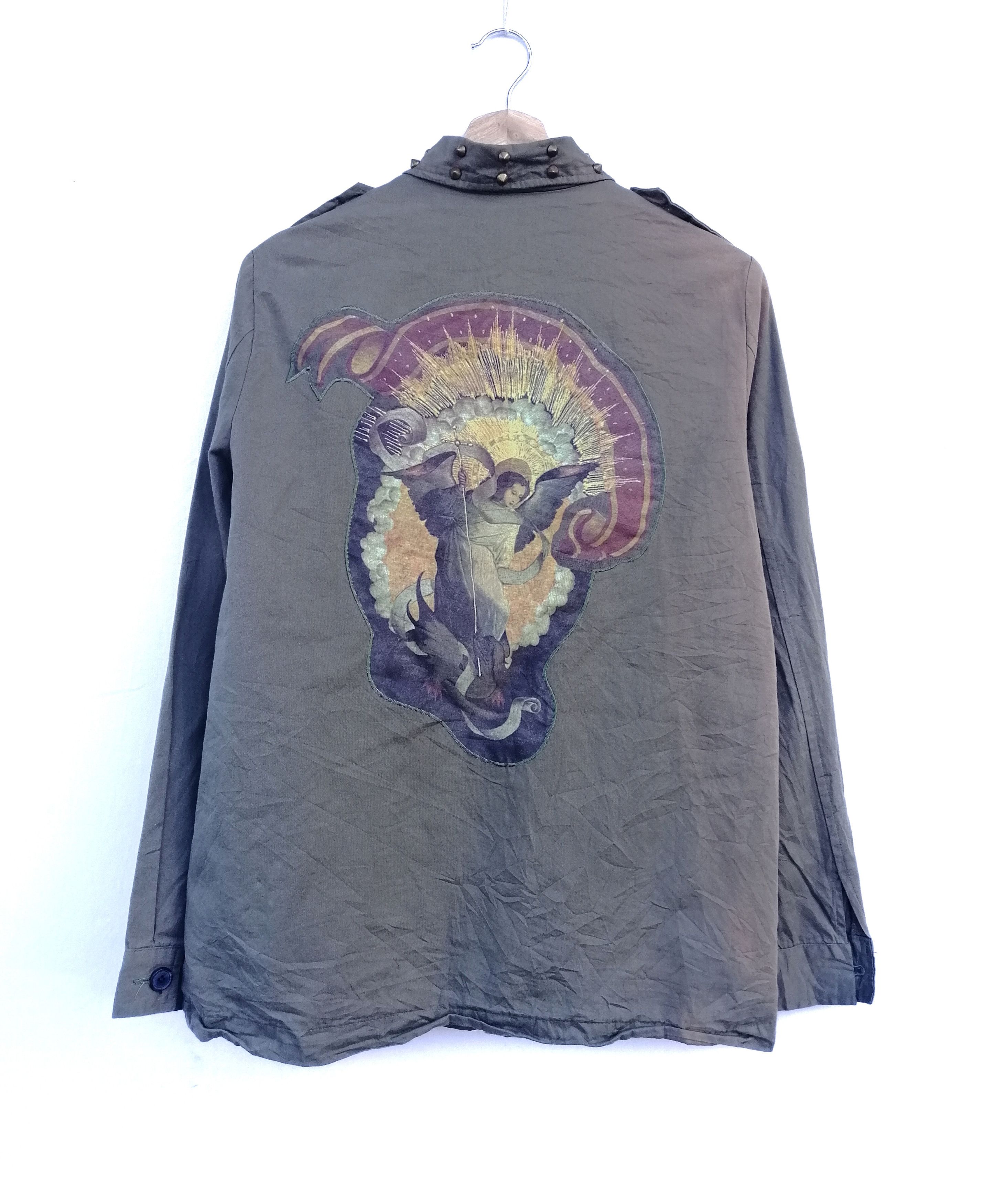 Other Vintage Field Army Green Sun Faded Jacket Size US S / EU 44-46 / 1 - 14 Thumbnail