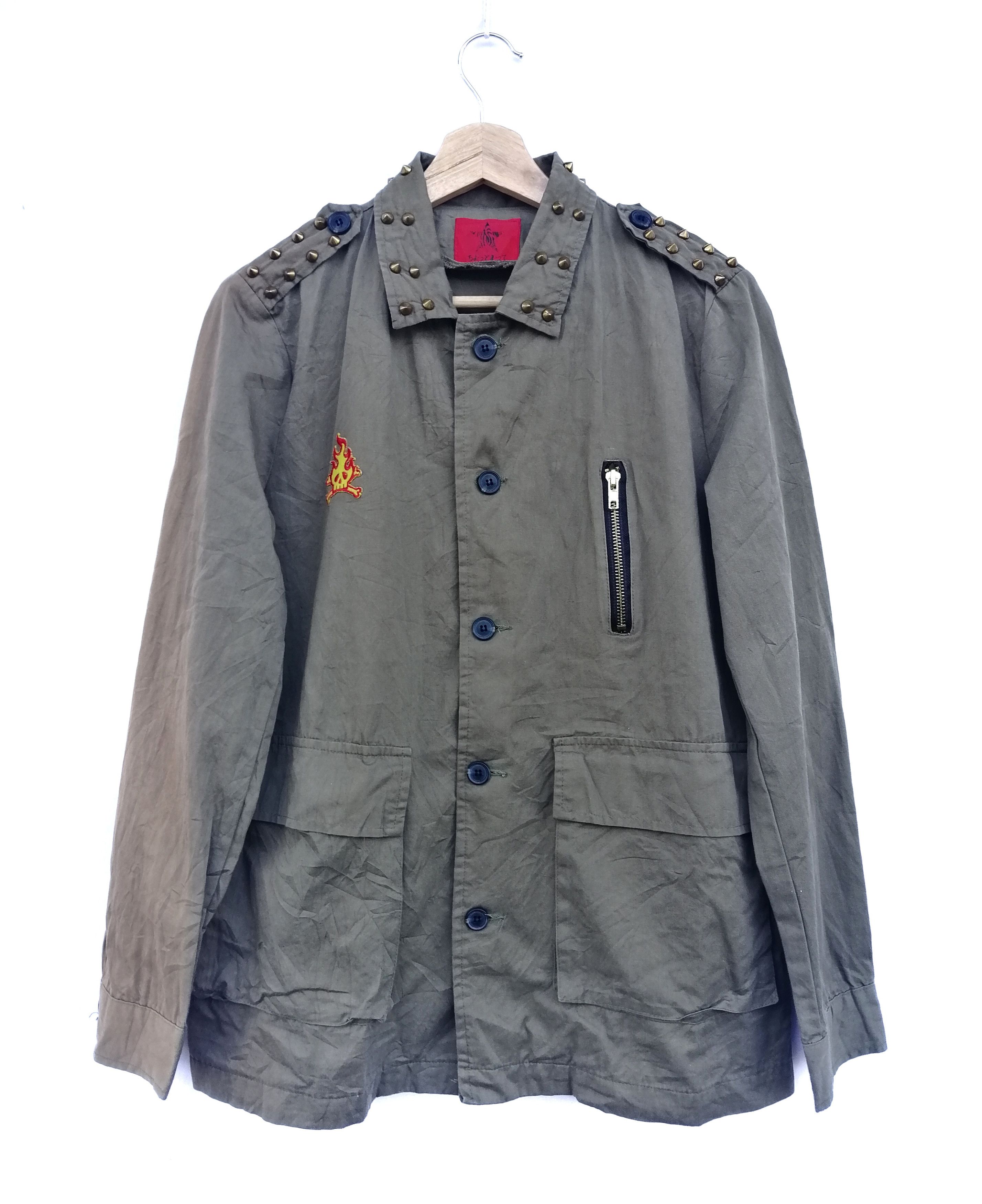 Other Vintage Field Army Green Sun Faded Jacket Size US S / EU 44-46 / 1 - 2 Thumbnail