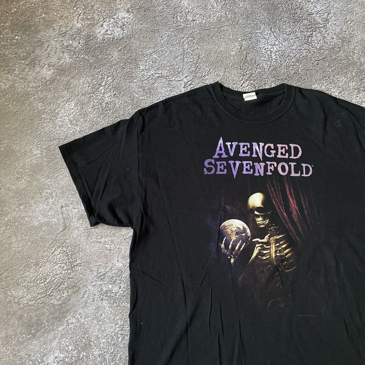 Vintage Vintage 90s Avenged Sevenfold Graphic Tee Grunge Washed XL Size US XL / EU 56 / 4 - 4 Thumbnail