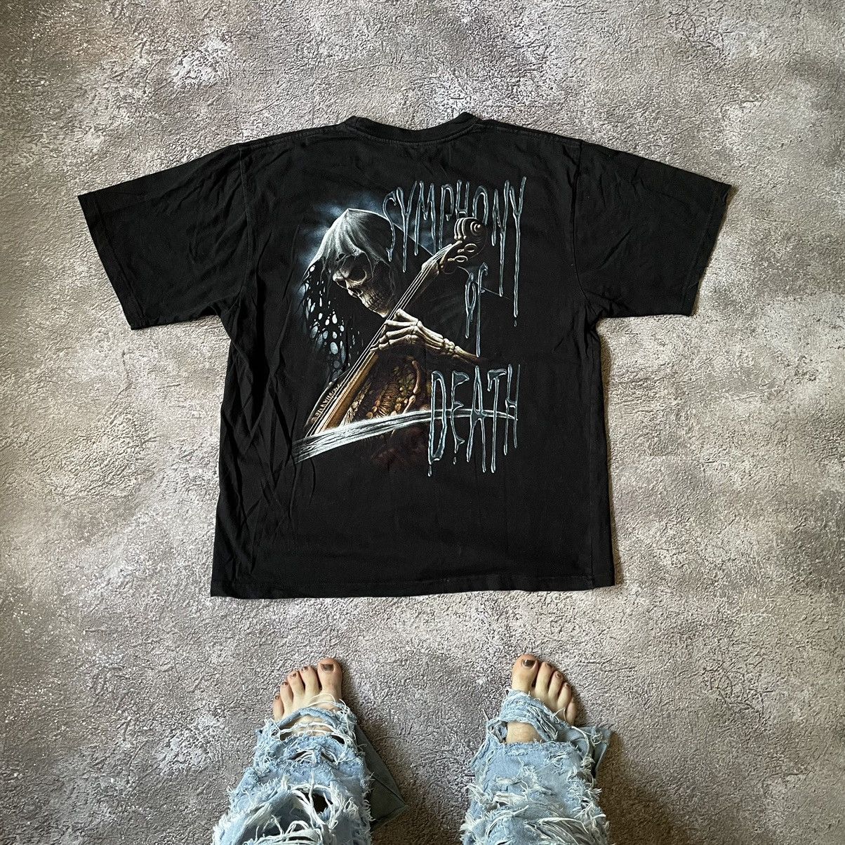 Vintage Vintage 90s Horror Graphic Tee Grunge Screamer Face Baggy XL Size US XL / EU 56 / 4 - 7 Thumbnail