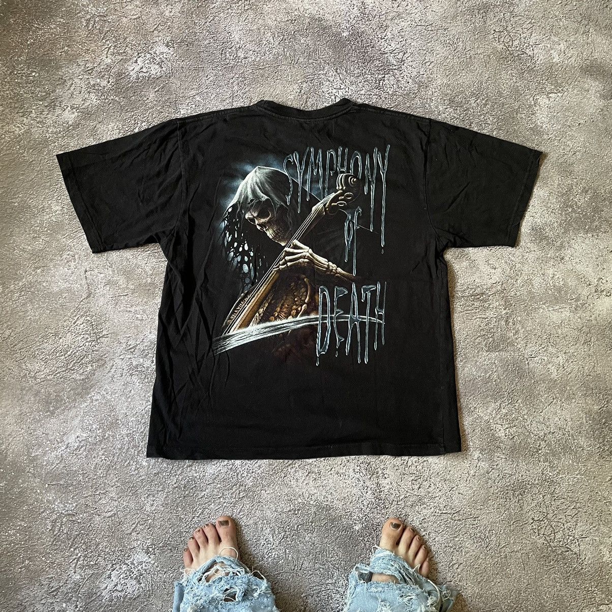 Vintage Vintage 90s Horror Graphic Tee Grunge Screamer Face Baggy XL Size US XL / EU 56 / 4 - 9 Thumbnail