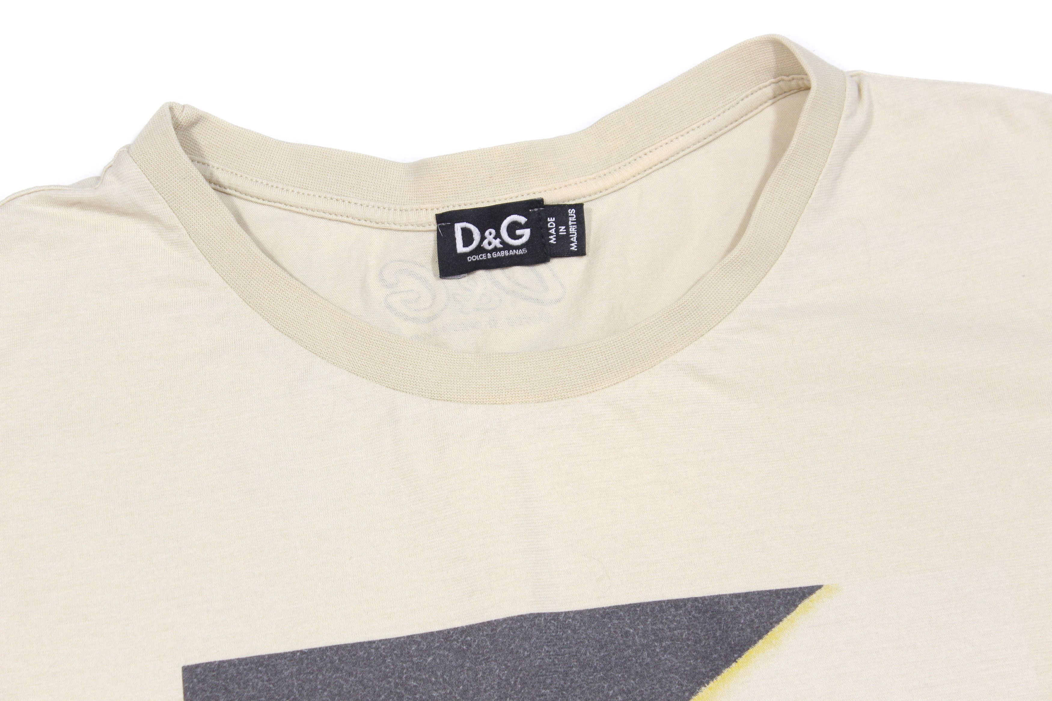 Dolce & Gabbana 00S Mario Nintendo Big Logo T-Shirt Vintage Size US M / EU 48-50 / 2 - 5 Thumbnail